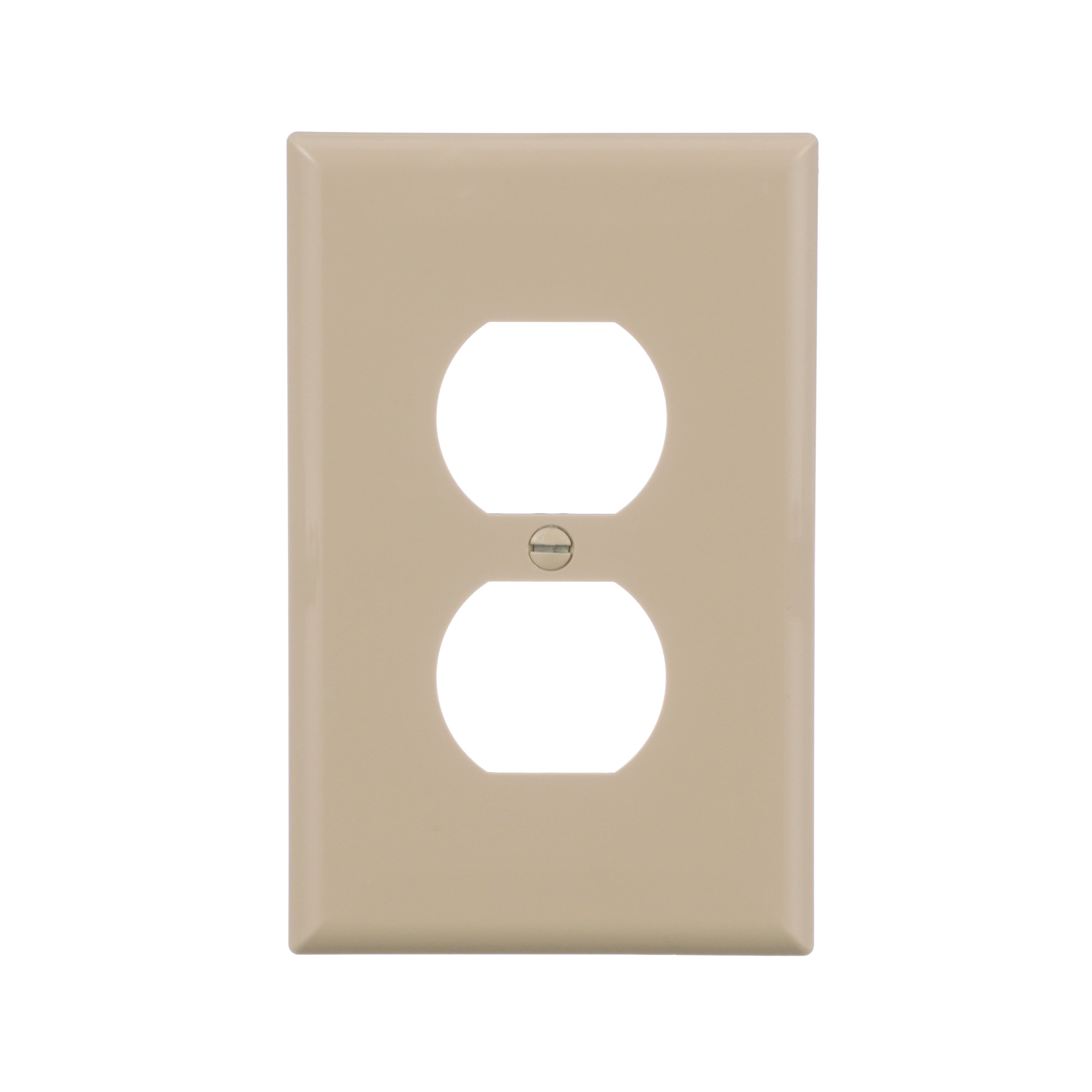 Eaton PJ8V-10-LW 1 -Gang Midsize Size Ivory Polycarbonate Indoor Duplex Wall Plate 10 -Pack