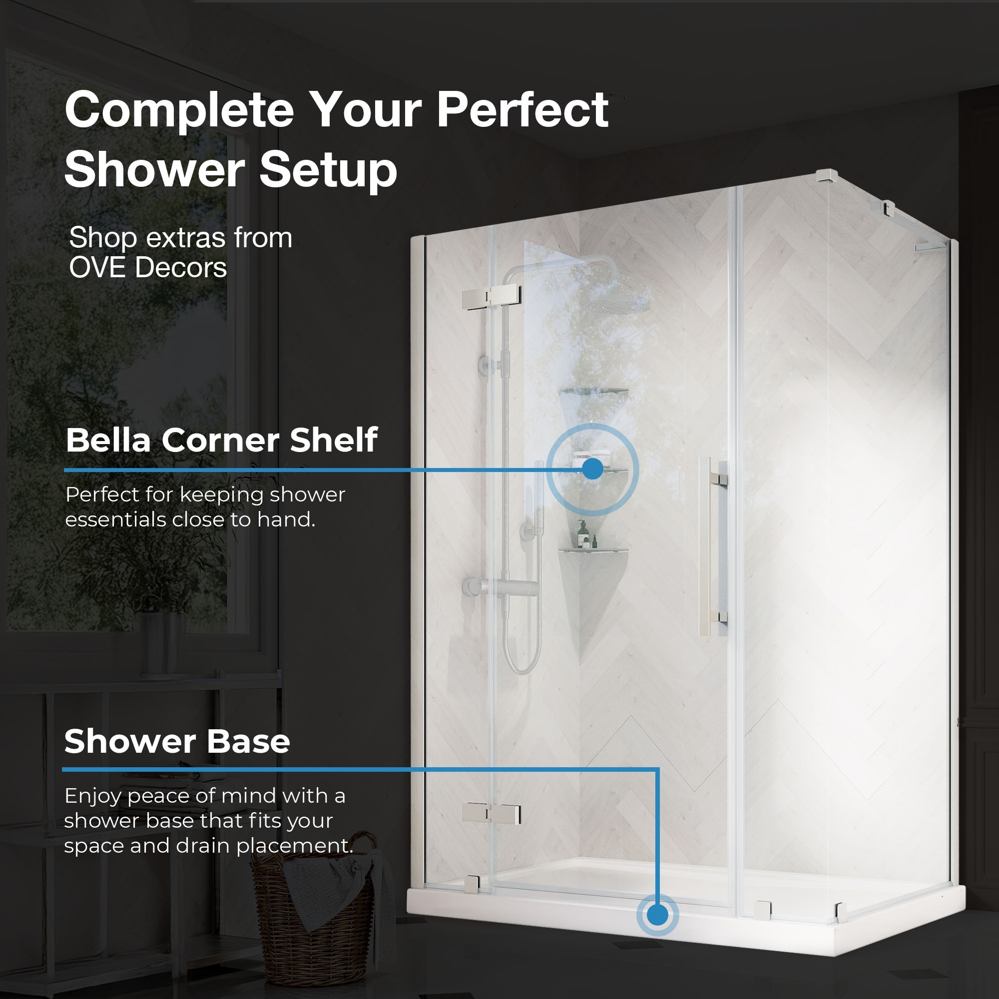 OVE Decors 15SGP-TAMP48-SAT Shower-Doors - View #12