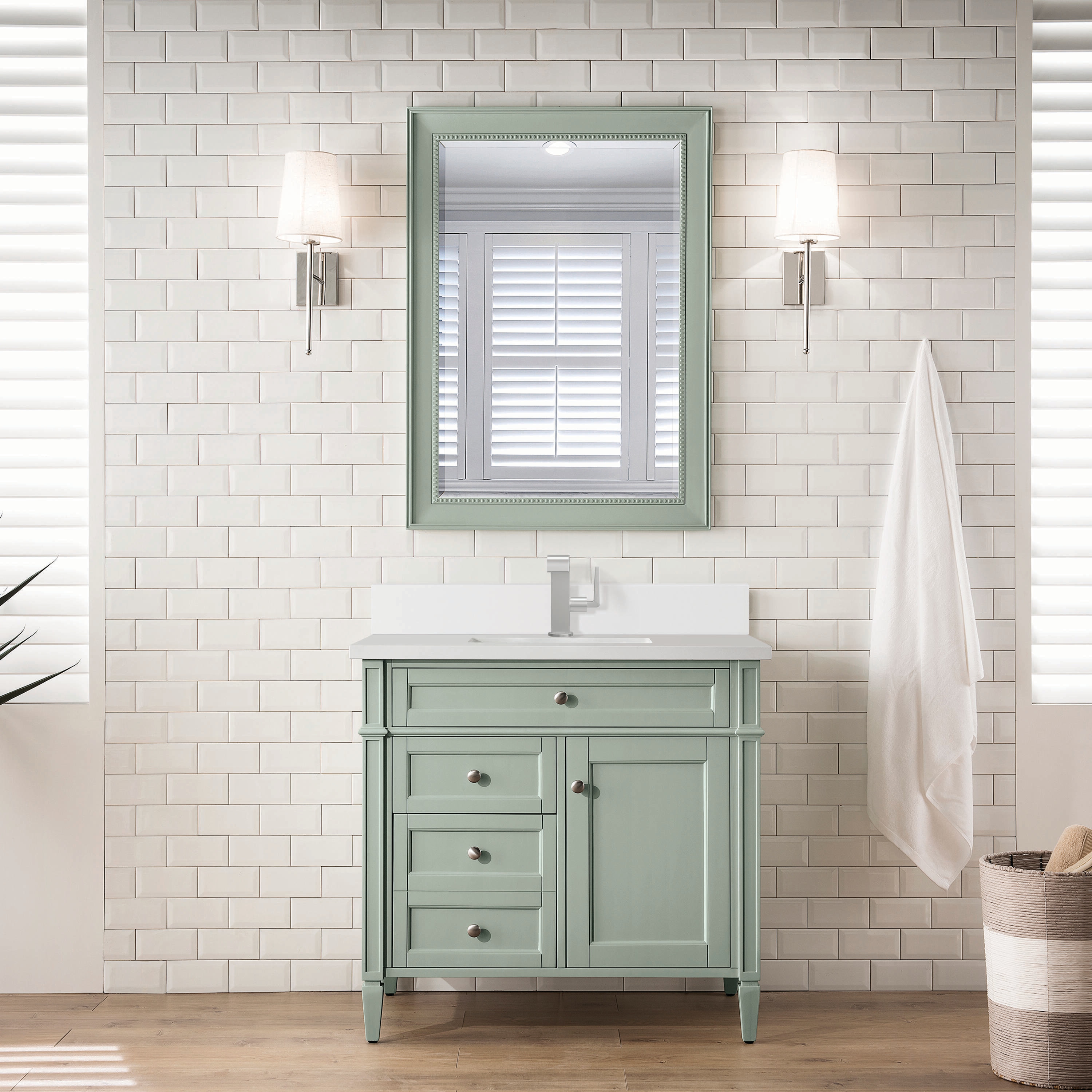 James Martin Vanities 650-V36-SGR-1WZ Bath-Vanity-Combo - View #2