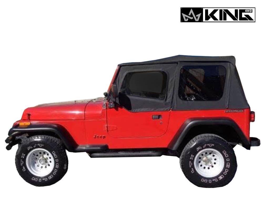 King 4WD Replacement Soft Top in Black Diamond- YJ in the Exterior Car  Accessories department at 