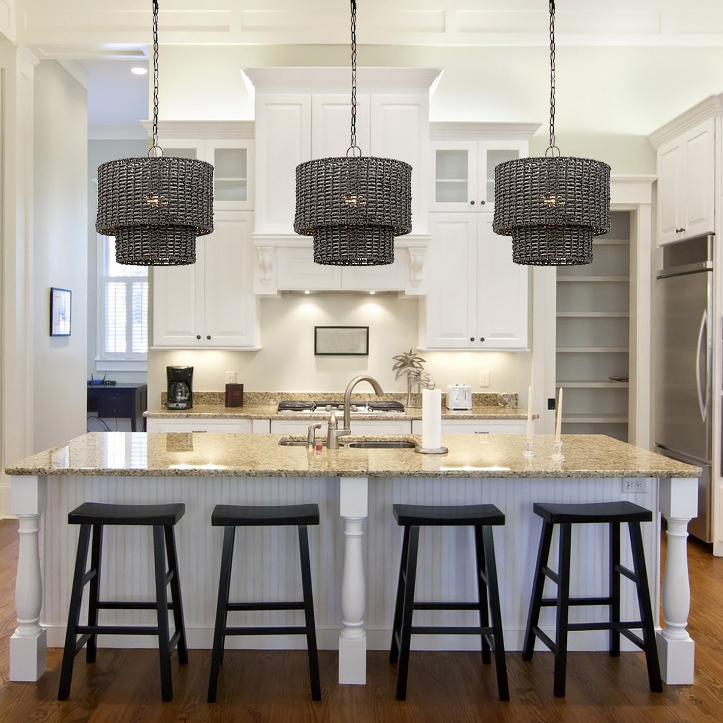 allen + roth KHV4992A BK Pendant-Lights - View #3
