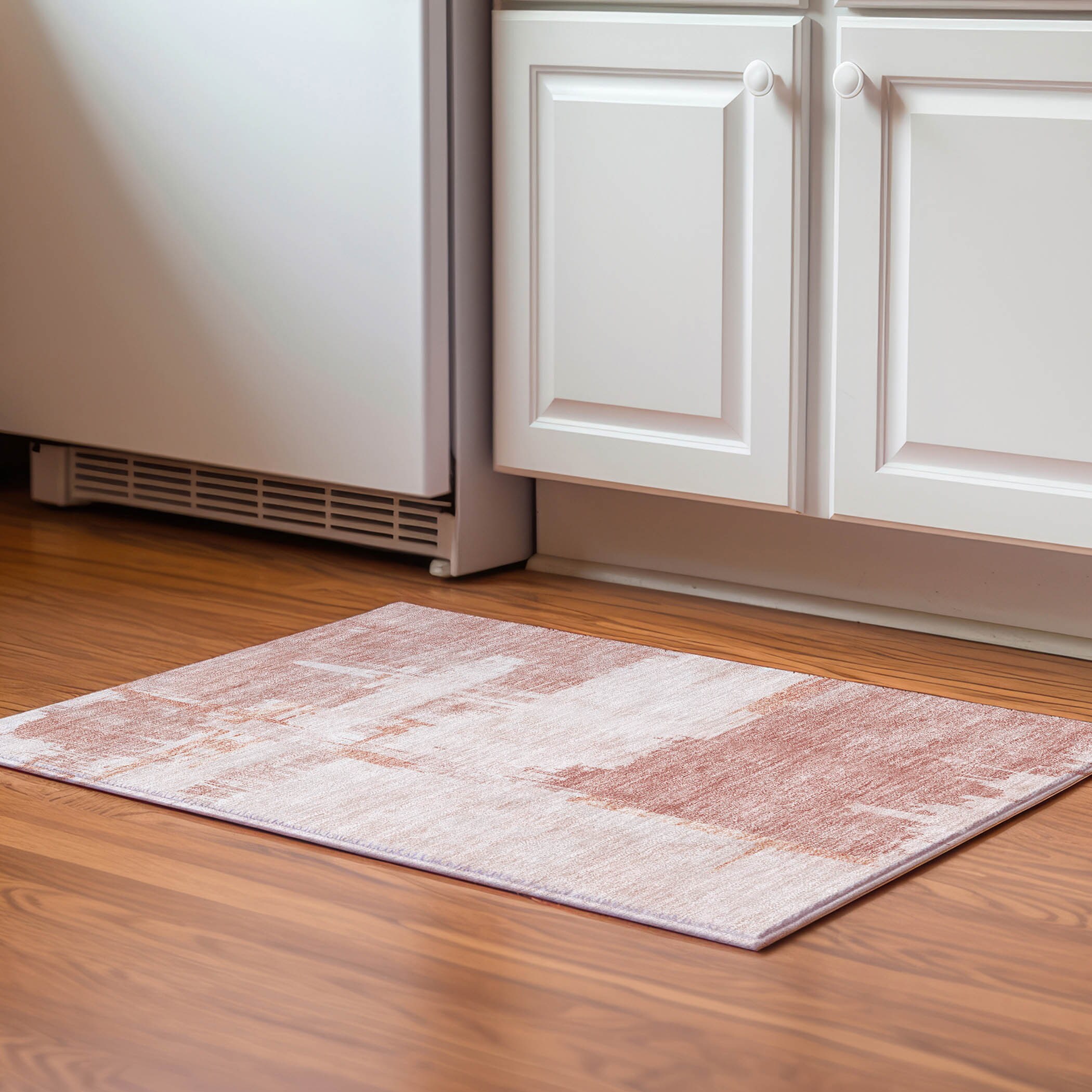 Addison Rugs AMF624BL20X30 Mayfield AMF624BL 2 x 3 (ft) Loomed Polyester Blush Rectangular Indoor Geometric Machine washable Area rug