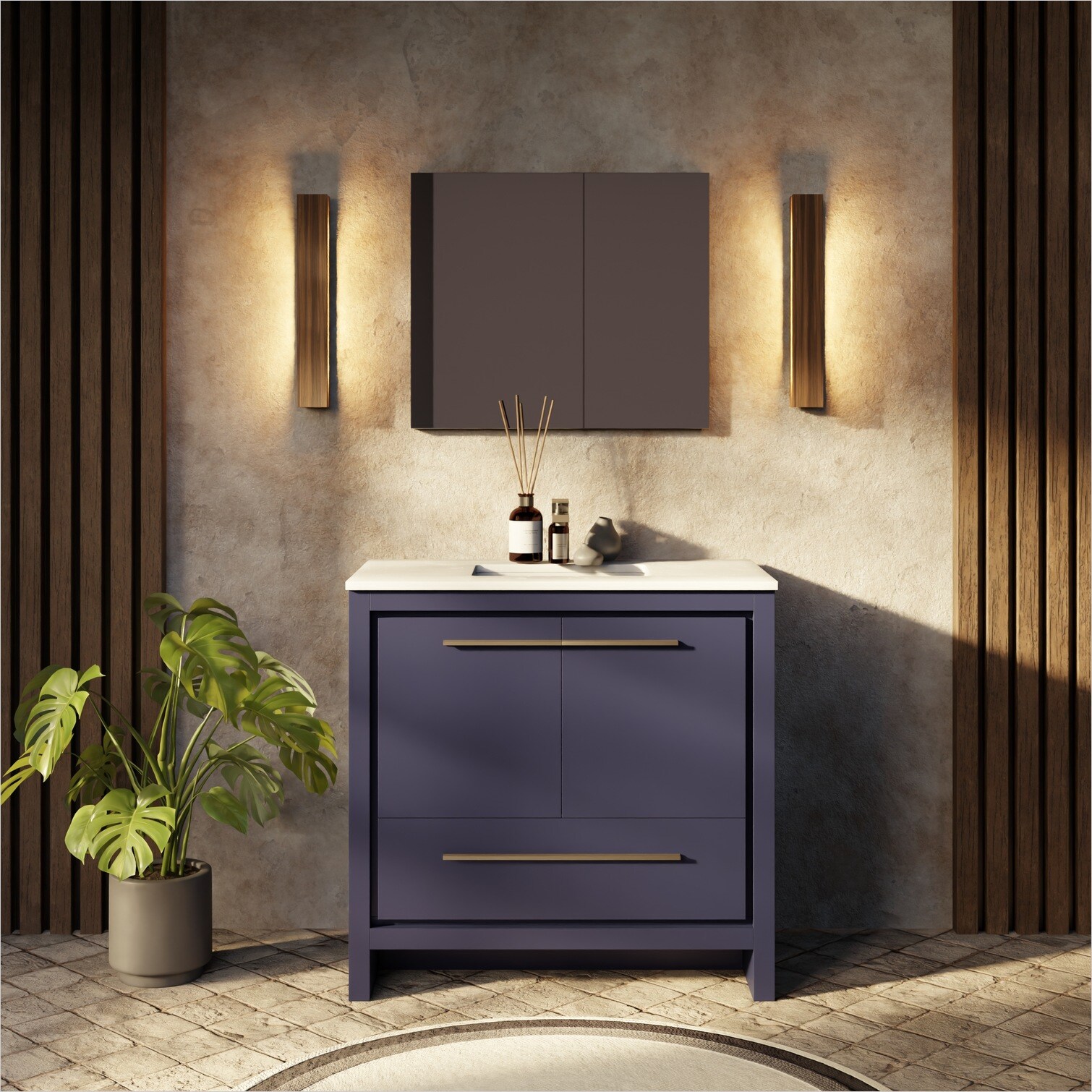 SunJet EGUDAQ229N77 Bath-Vanity-Combo - View #2