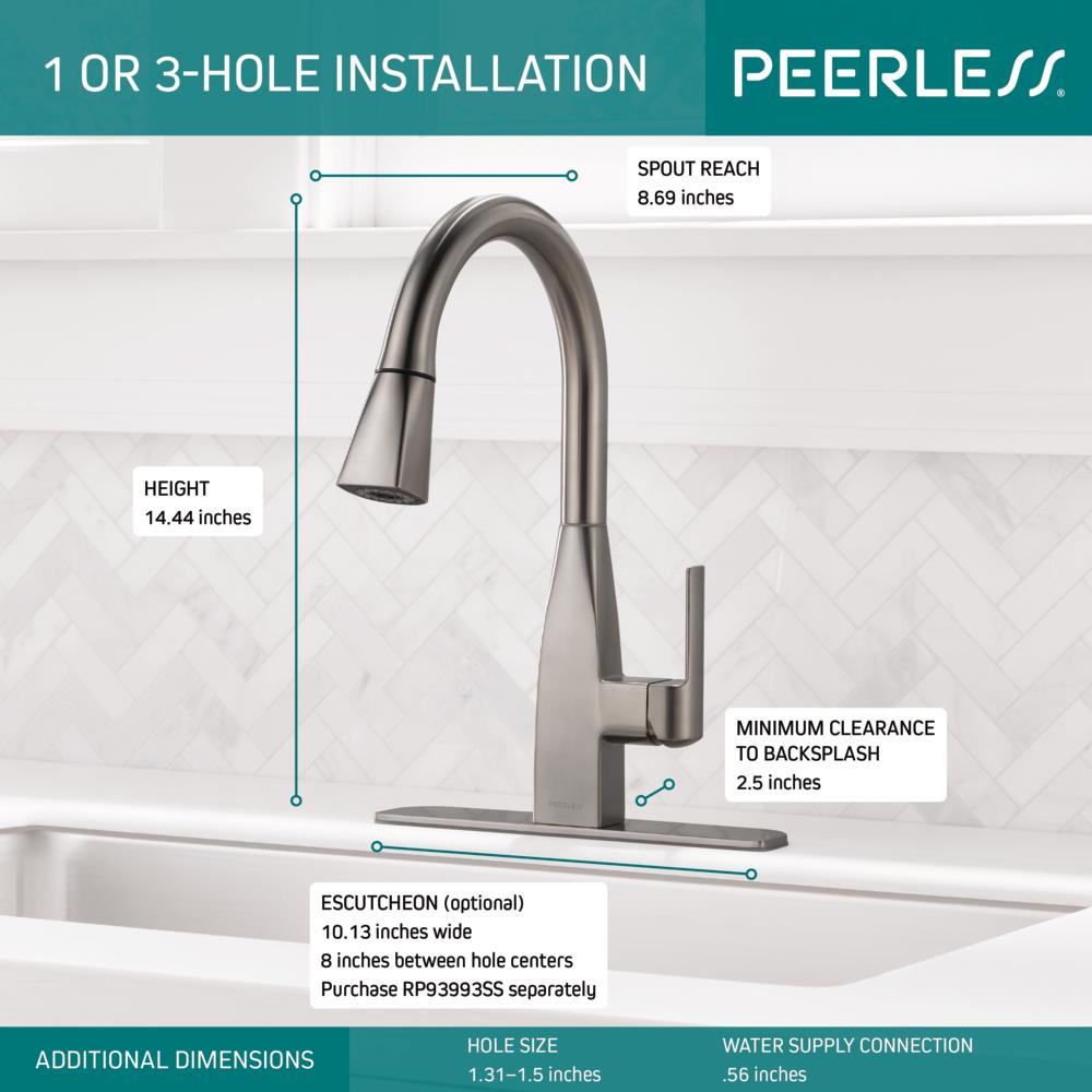 Peerless P7919LF-SS Kitchen-Faucets - View #3