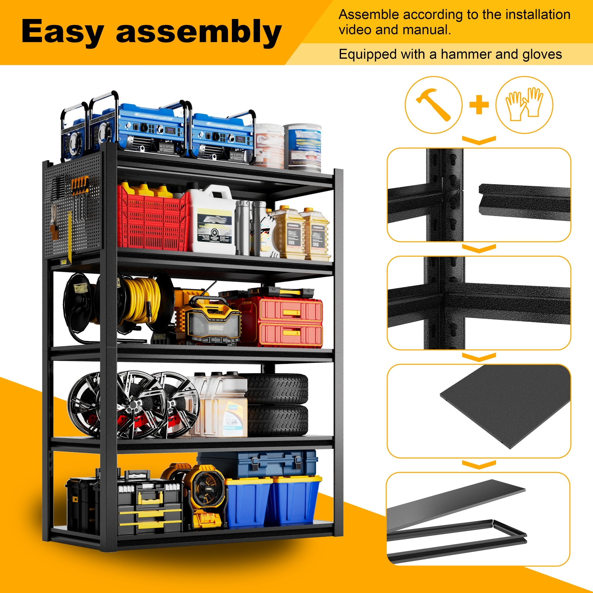HyperDrop Cart X-EPM1SLOACJ08 Free-Standing-Shelving - View #5