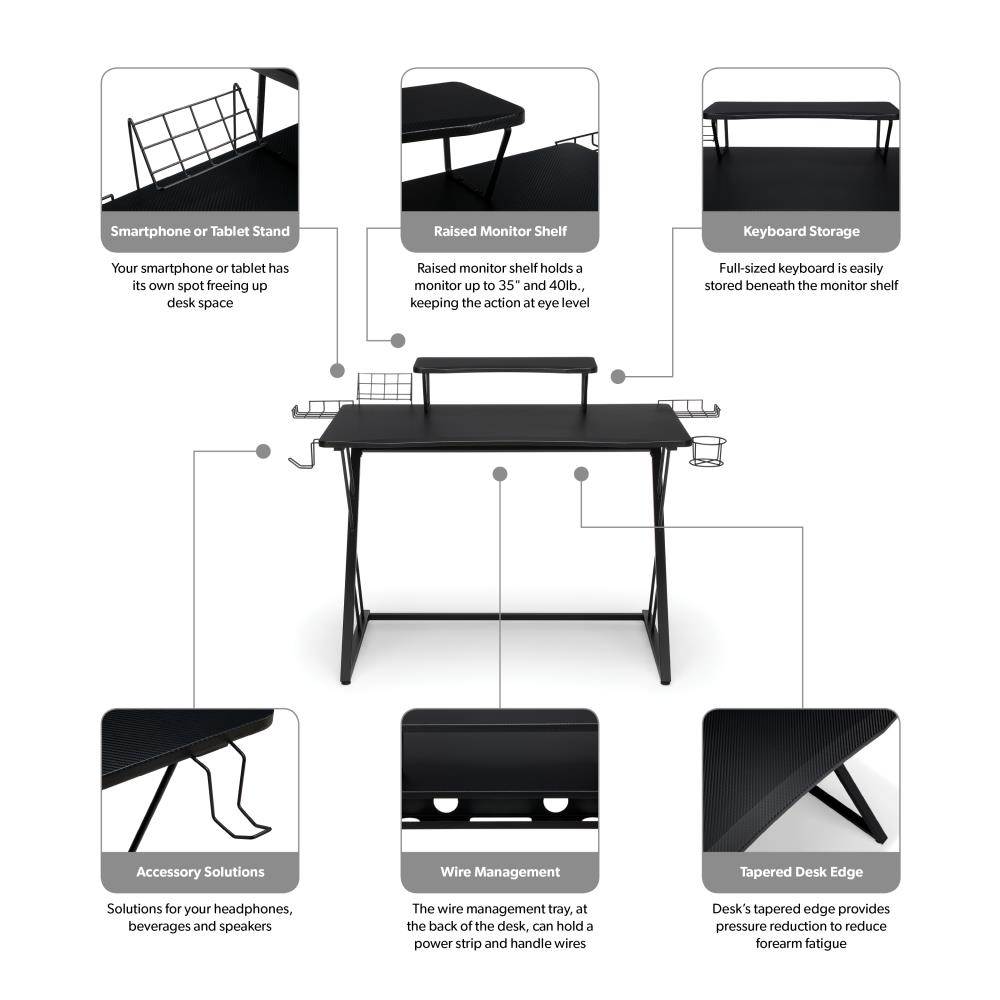 OFM ESS-1101-BLK-BLK  - View #3