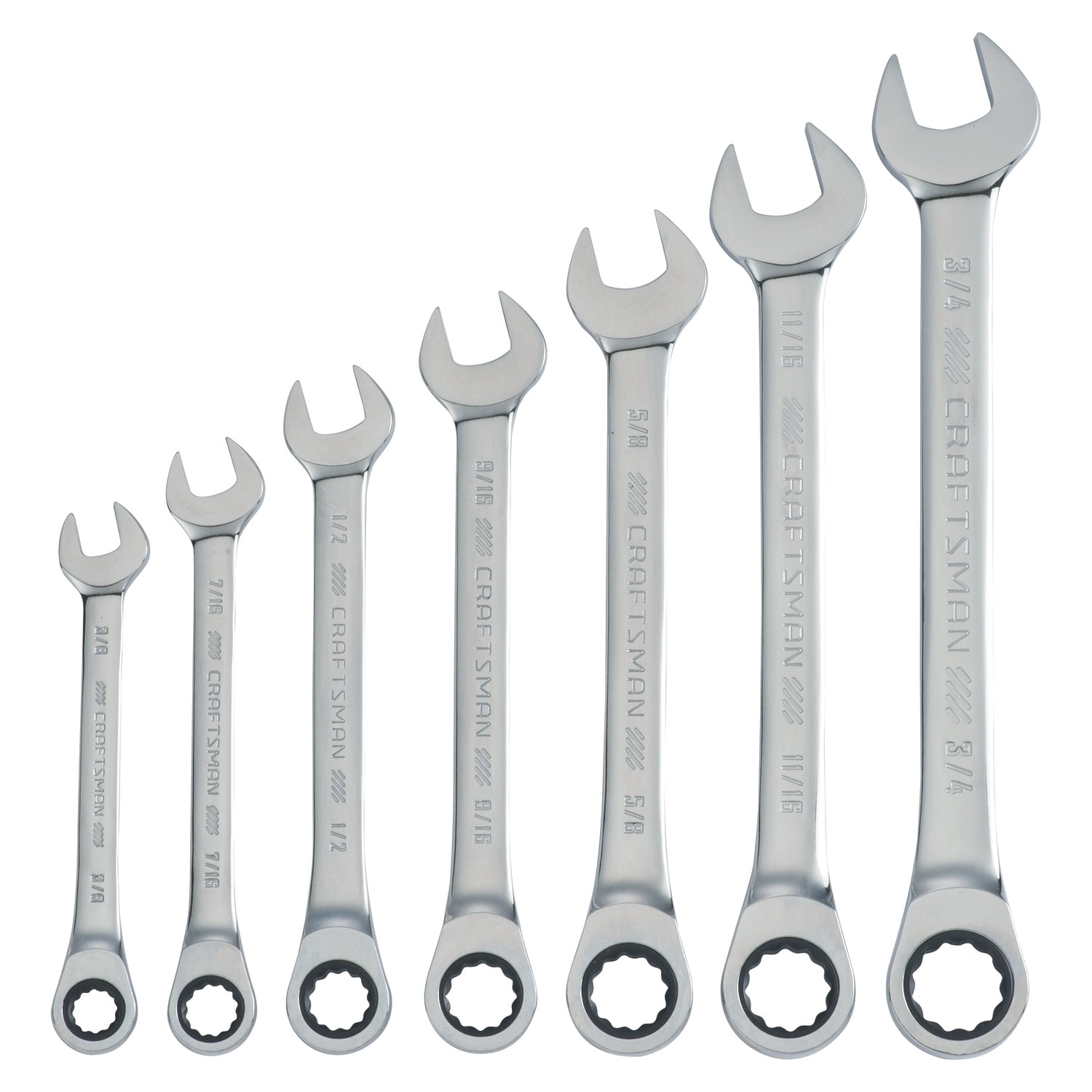Craftsman 8pc METRIC Stubby Combination Wrenches MM Hand Tools Open Box Set 