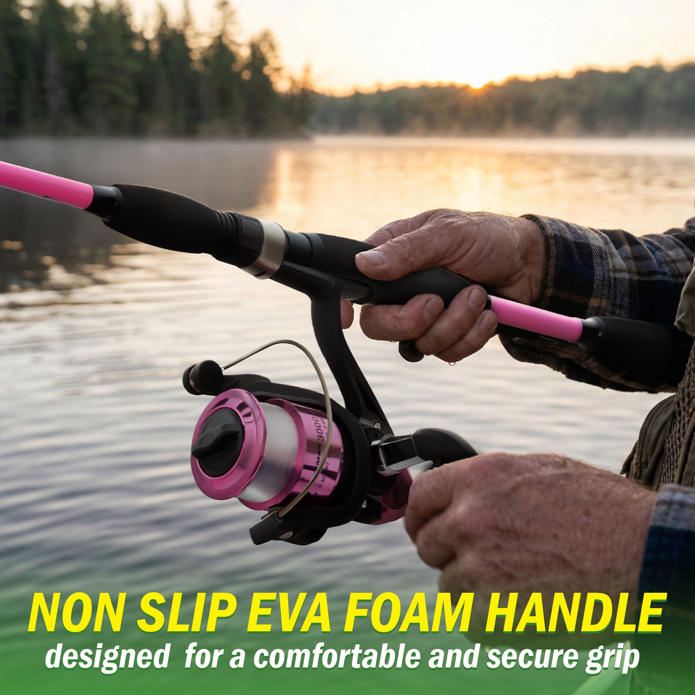 Leisure Sports Fishing Polyethylene Fishing Rod 892818FUS at Lowes.com