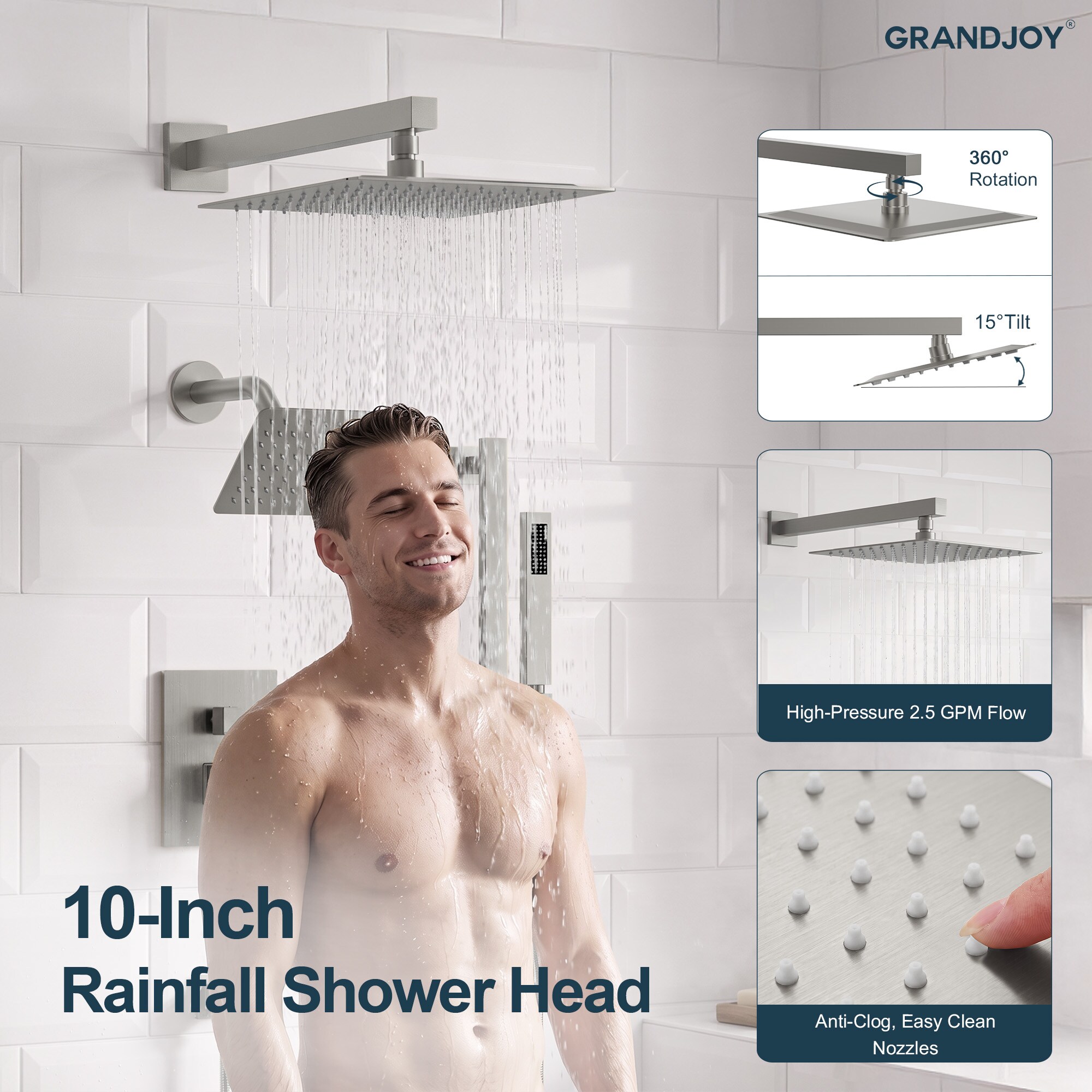 GRANDJOY SGF10GJ-59-BN10 Tub-Shower-Faucets - View #5