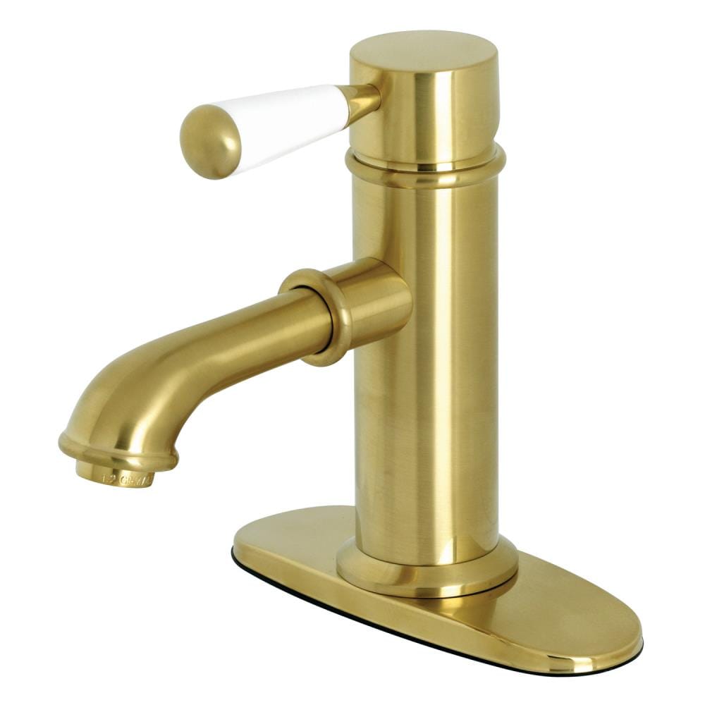 Kingston Brass 5-Piece Concord Brushed Brass Decorative Bathroom Hardware  Set with Towel Bar, Toilet Paper Holder, Towel Ring and Robe Hook