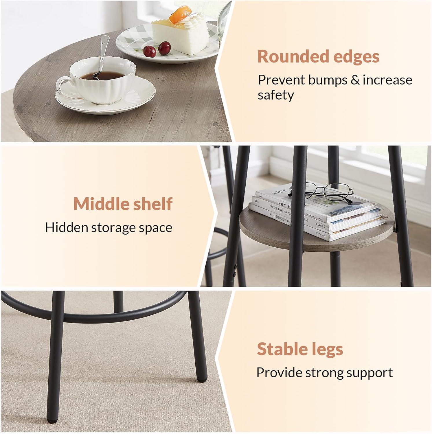 Zevemomo MZEVEG109 stools - View #3