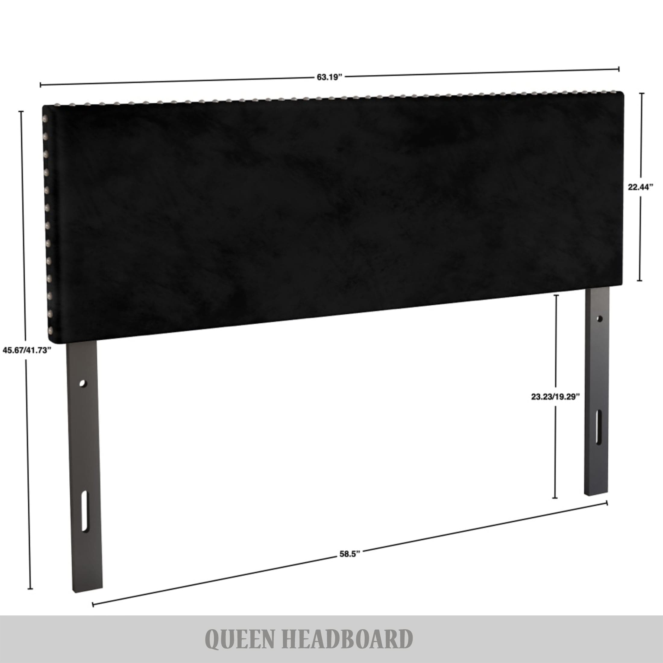 CasePiece C8376TUHB-BK-VV Upholstered-Headboards - View #6