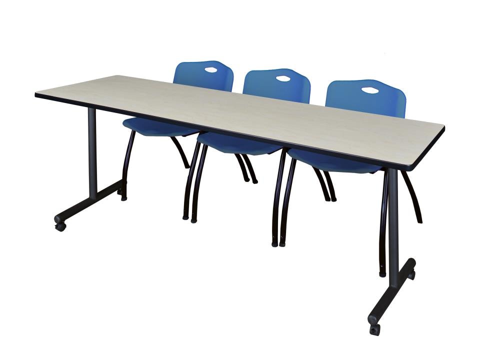 Regency MKTRCC8424PL47BE Training Off-white 4-Person Training Table (84-in W x 29-in H)