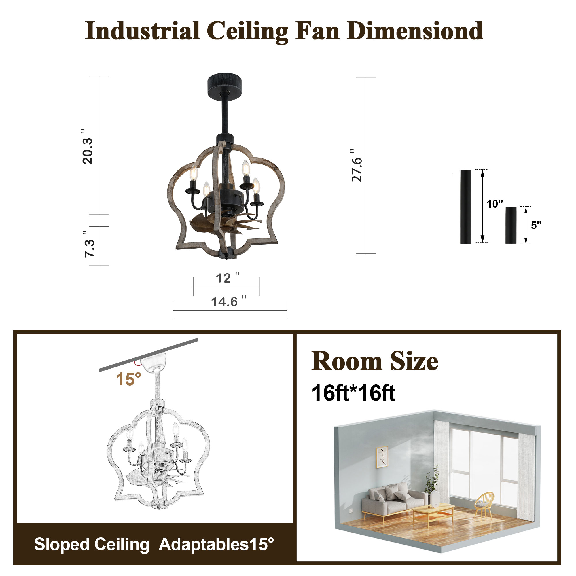 Bella Depot BDFS1501 Ceiling-Fans - View #9