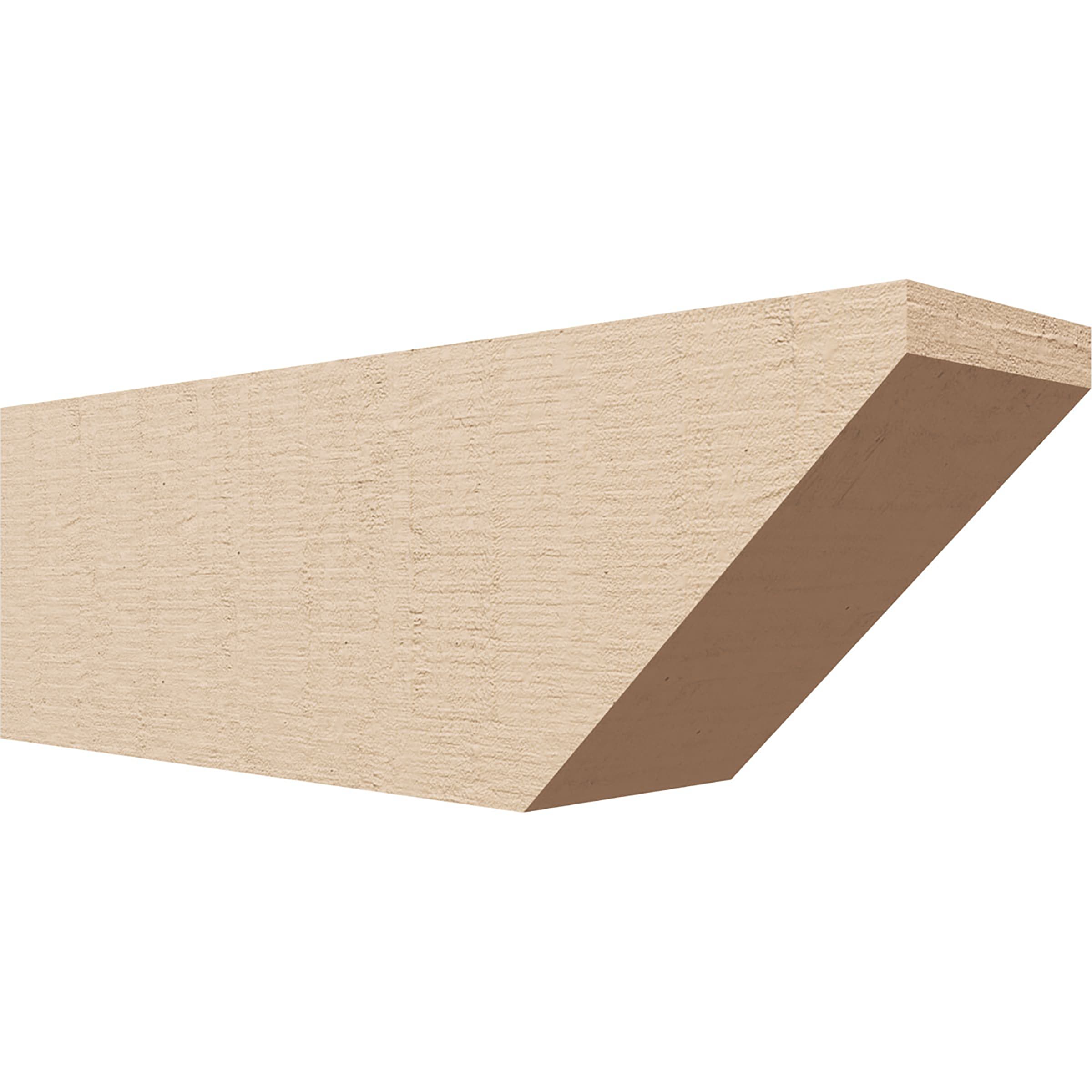Ekena Millwork RFTU06X08X24CONRCPR Concord Woodgrain 6-in X 8-in X 24-in Brown Urethane Standard bracket
