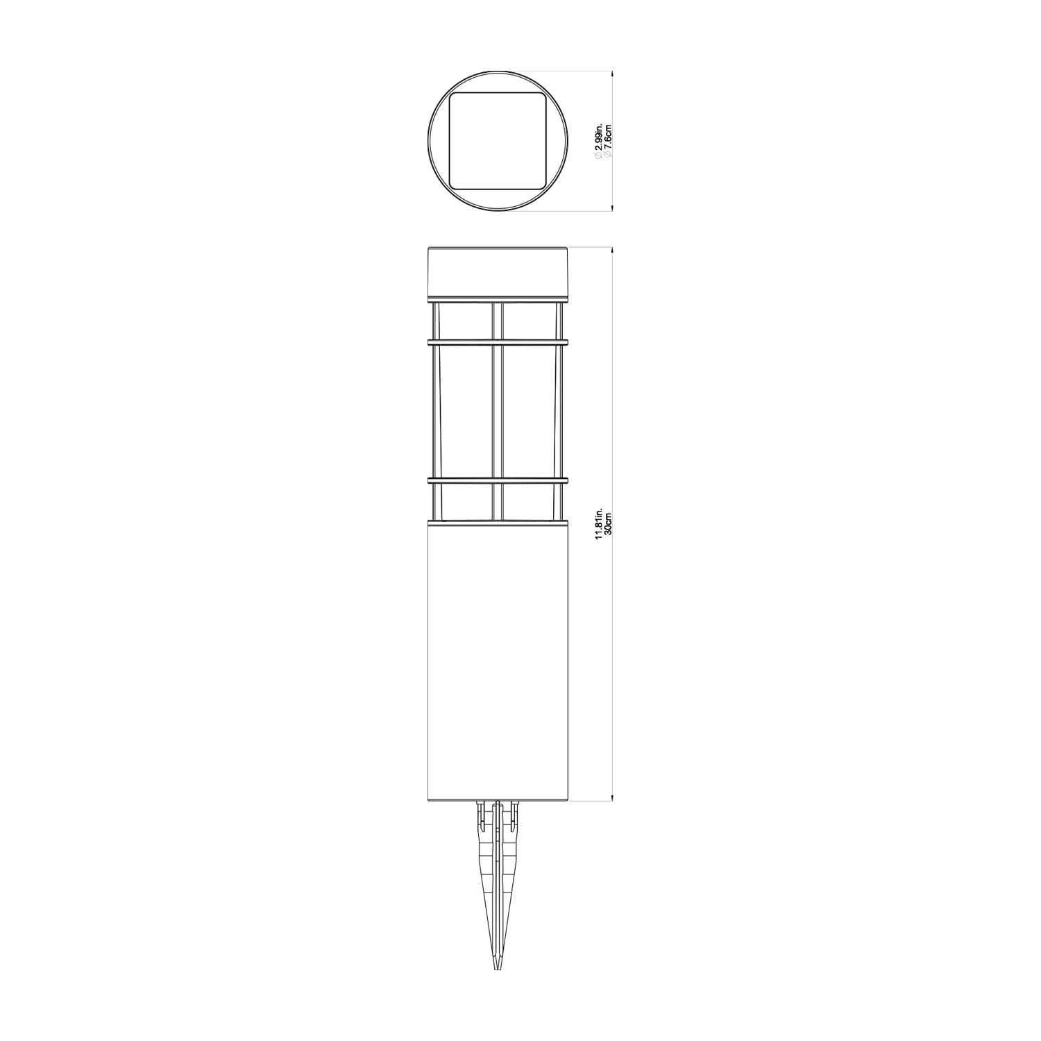 Harbor Breeze RS429P-K10C-BK-1 Path-Lights - View #8