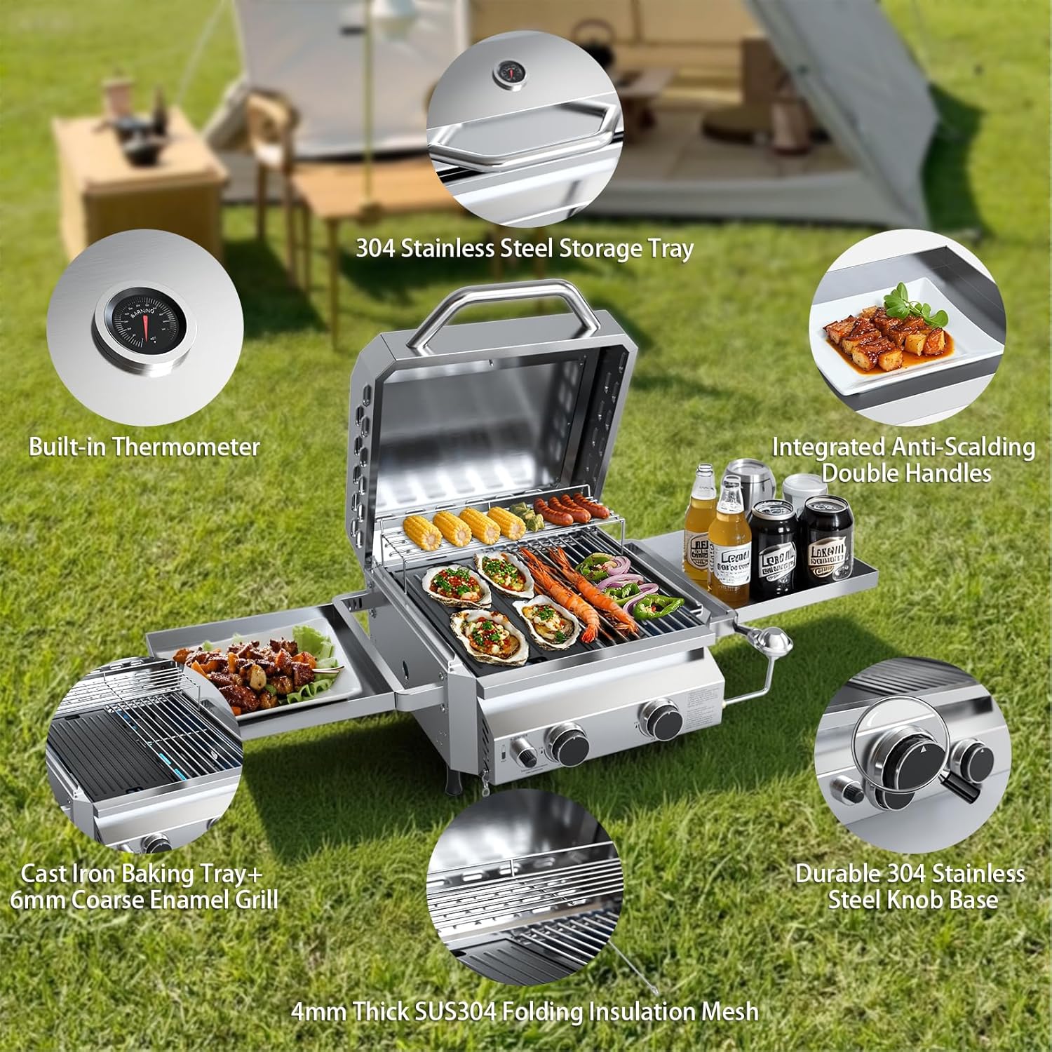 Antarctic Star 01120GDB0 Gas-Grill - View #3