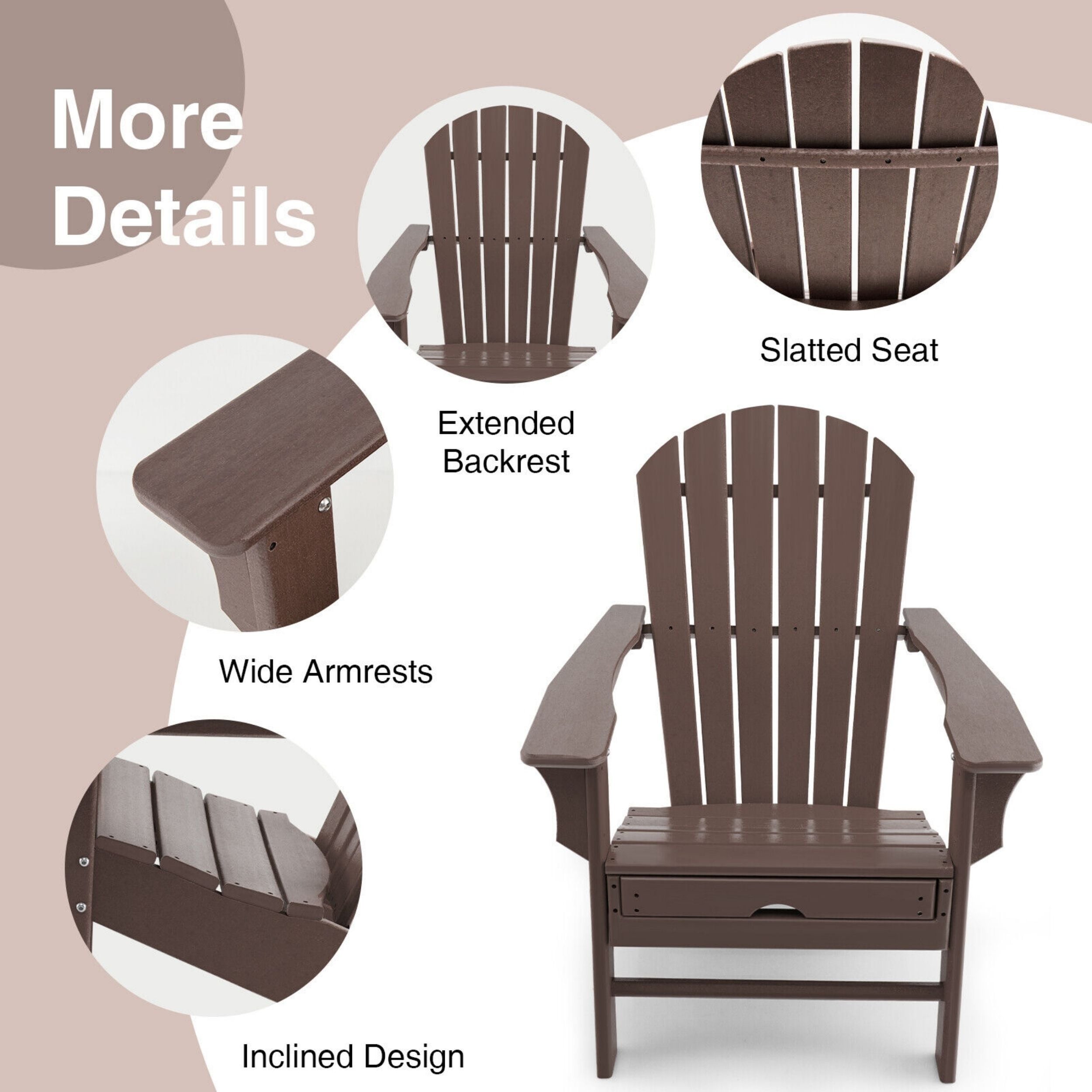 WELLFOR TDGN10510CF Patio-Chairs - View #8