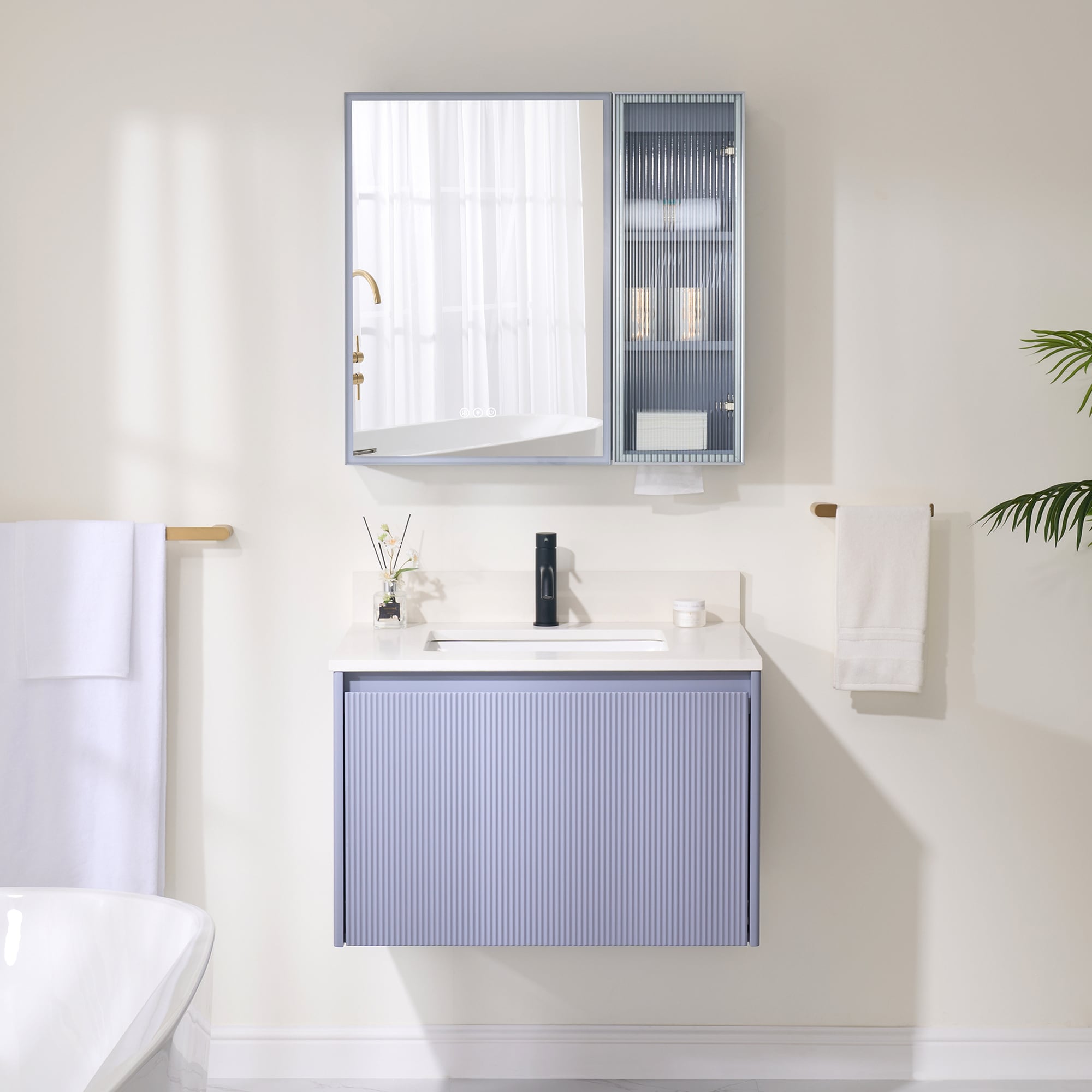 WELLFOR FLORA30QZ-LV Bath-Vanity-Combo - View #2
