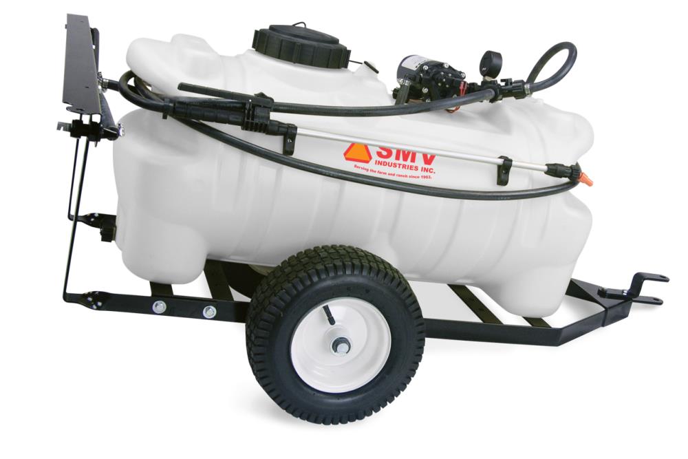 SMV Industries 25 Gallon Deluxe Trailer Sprayer- White Tank 25G TRAILER Uae Electronic uaeelectronic.com