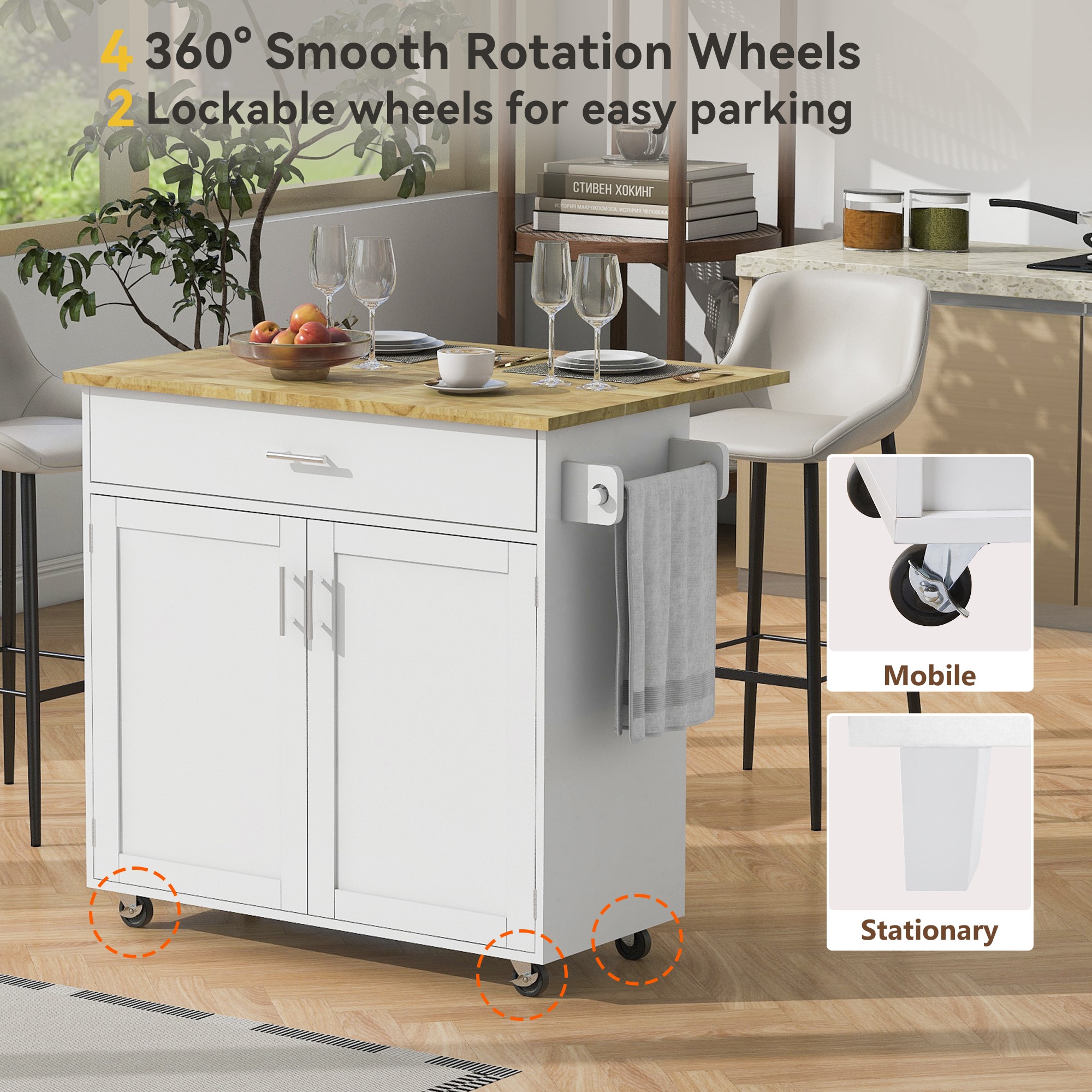 Kahomvis KK-QPO2-1W Kitchen-Furniture - View #7