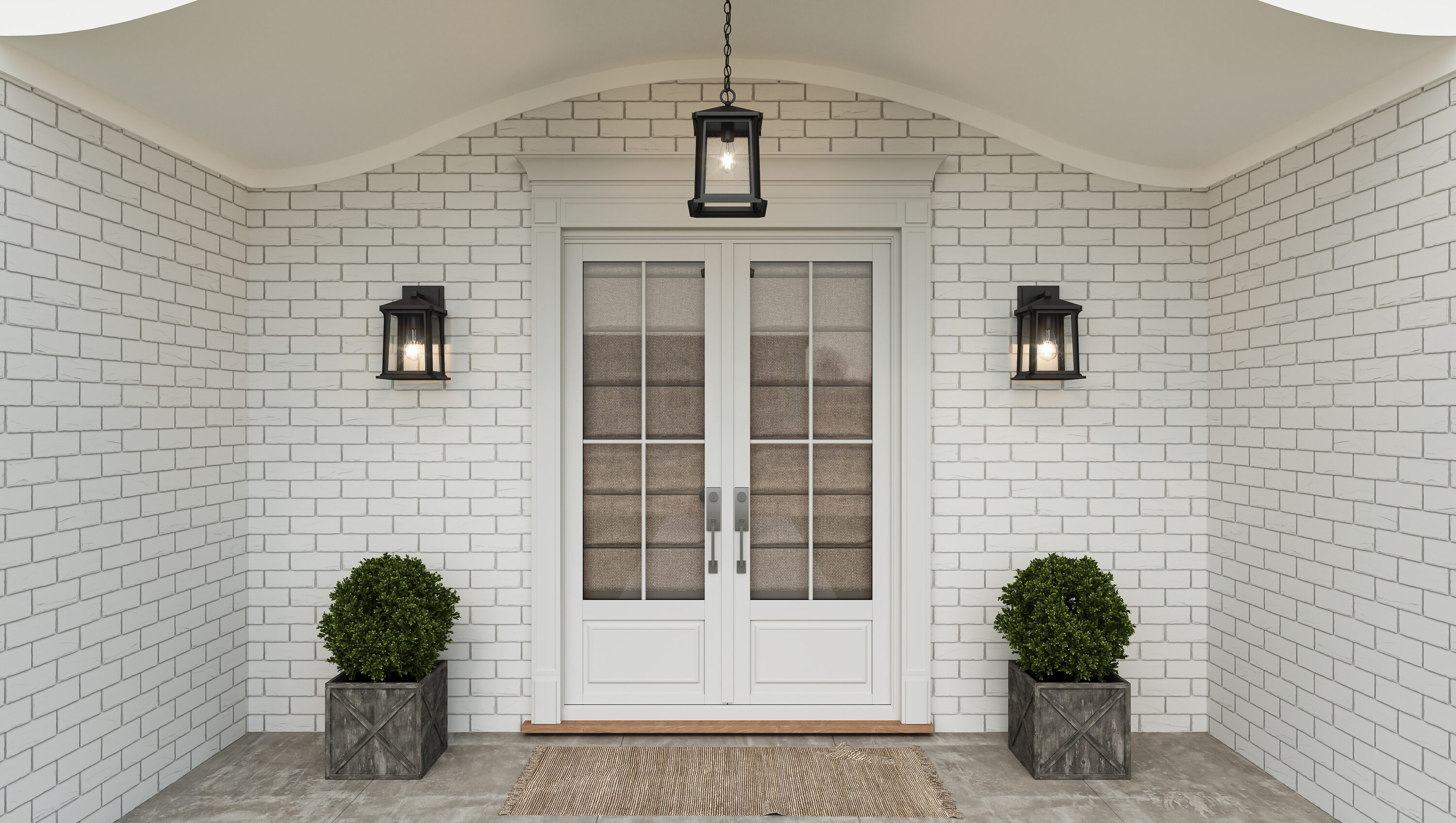 Quoizel SAT8407MBK Outdoor-Wall-Lighting - View #4
