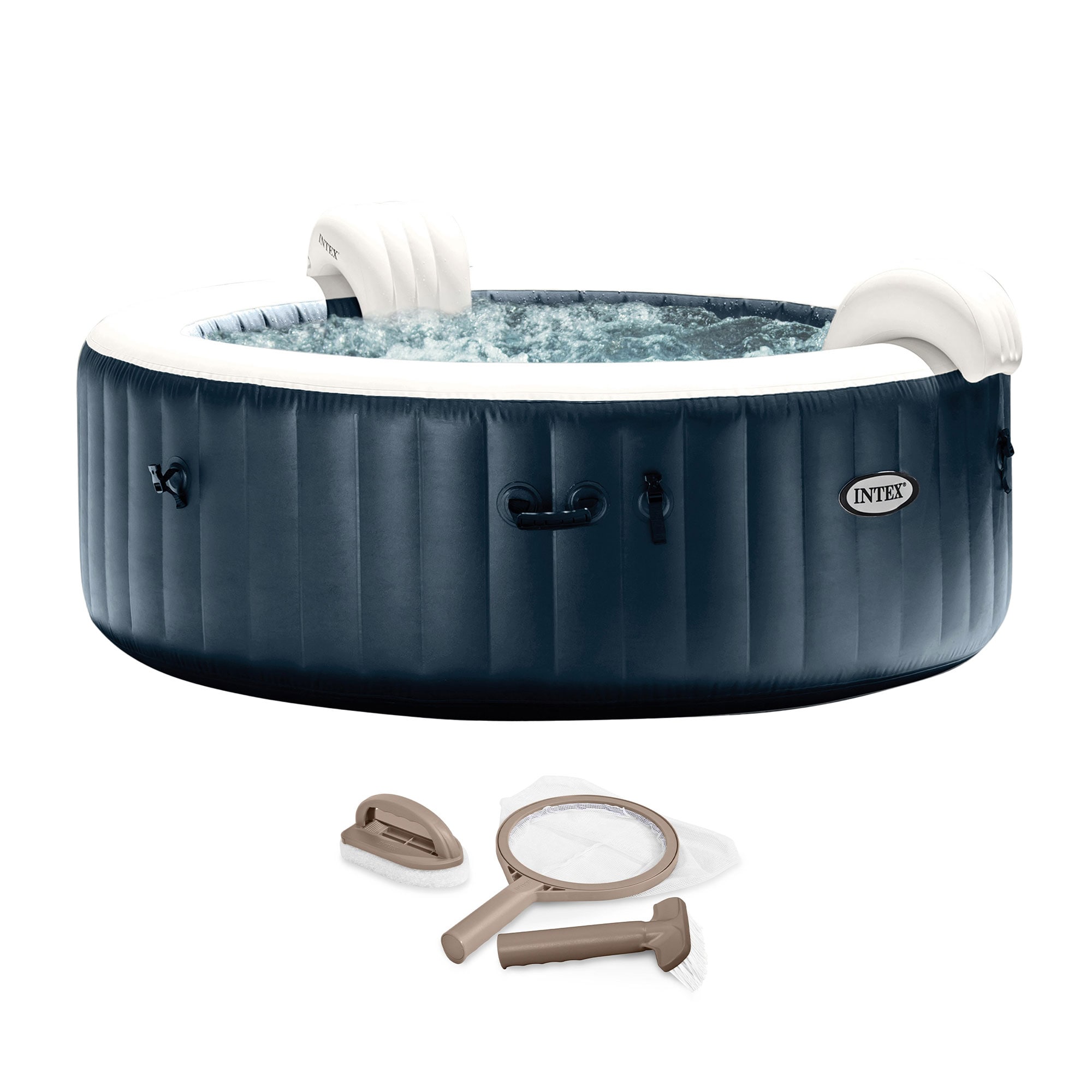 Intex 305649 PureSpa 170 Jet 6 -Person Inflatable Round Hot Tub (Cover Included)