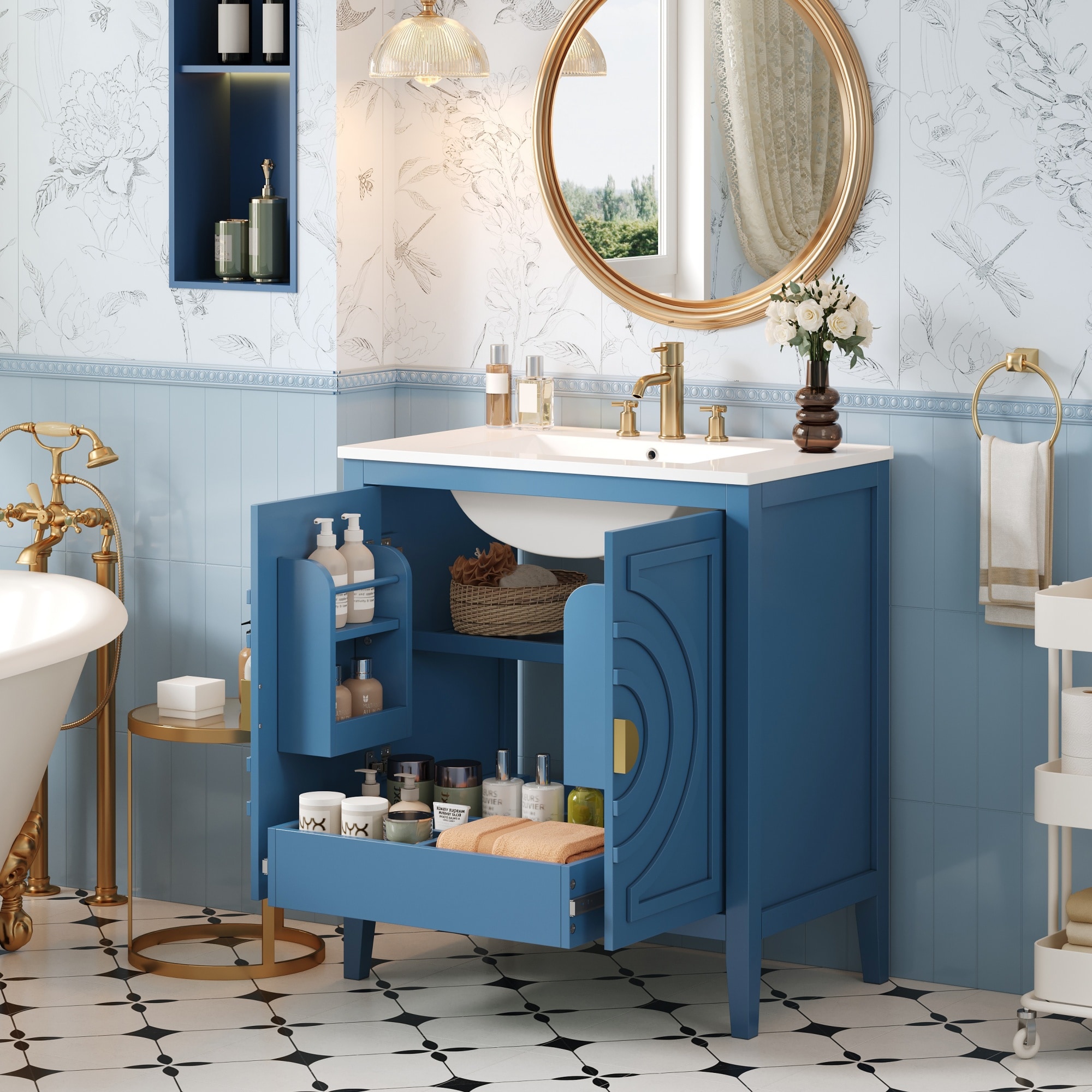 ModernLuxe L3P-N710P194129C Bath-Vanity-Combo - View #3