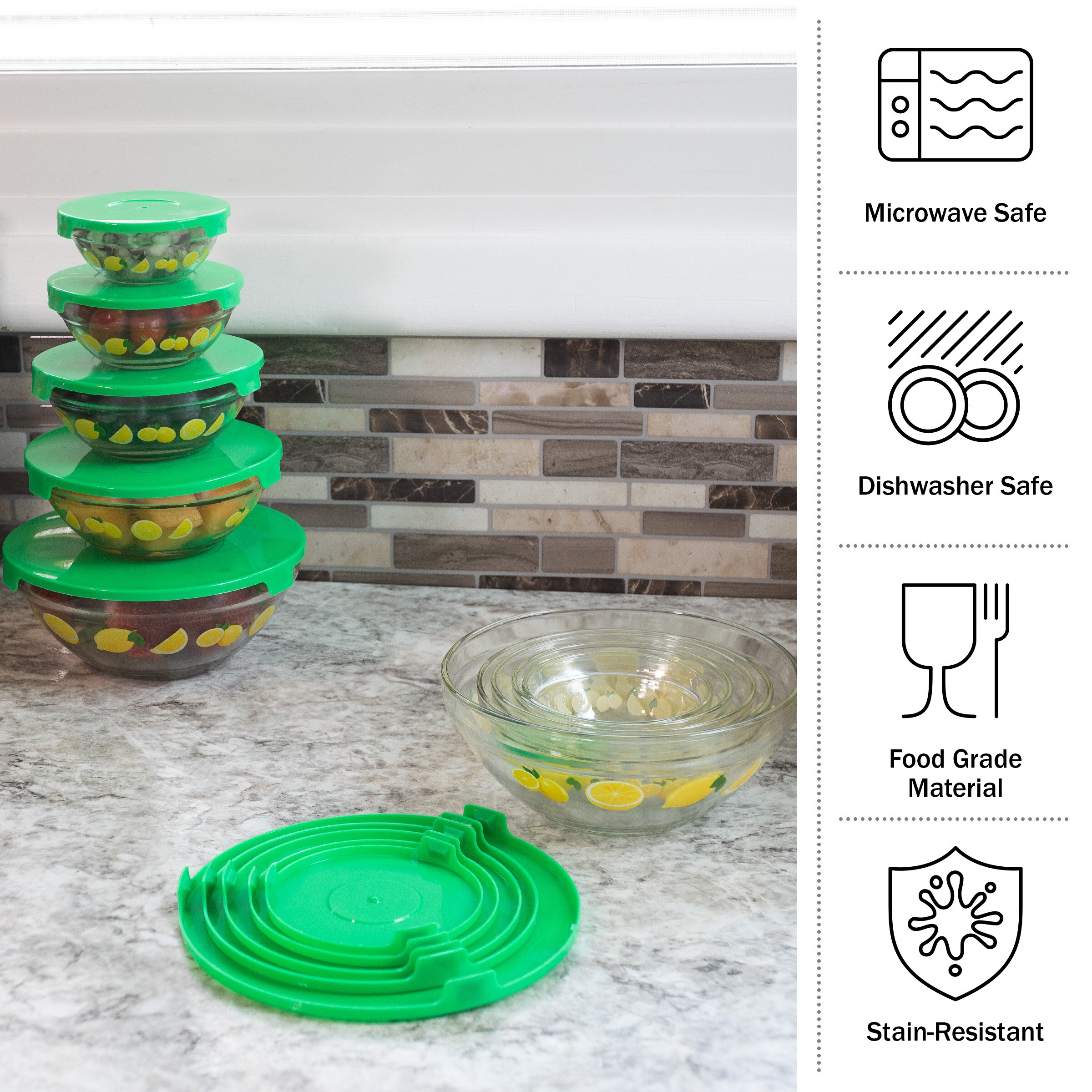 Classic Cuisine 82-5758-LM Food-Storage-Containers - View #3