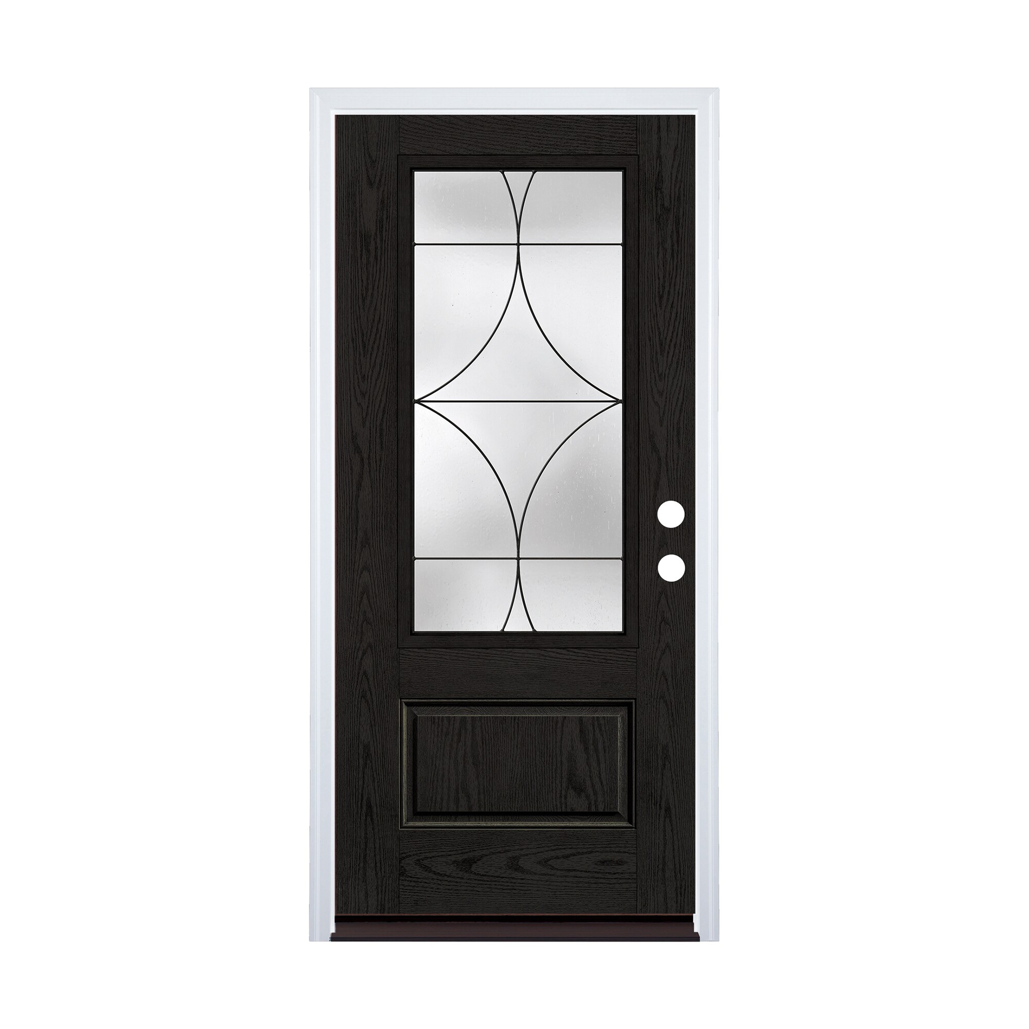 Therma-Tru Fiber Classic Latitude 36-in x 80-in x 6-9/16-in Fiberglass ...