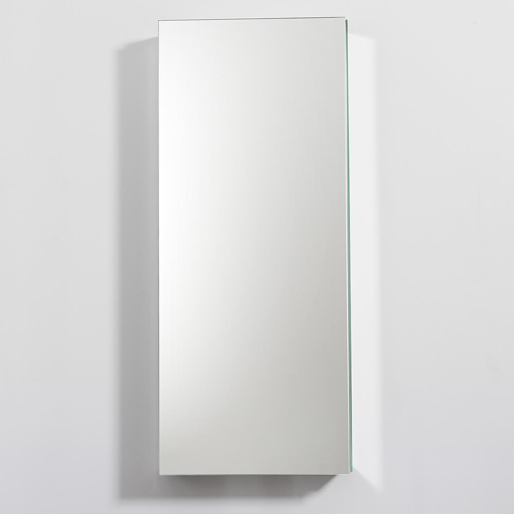 Modern Frameless Mirrored Aluminum Bathroom Medicine Cabinet