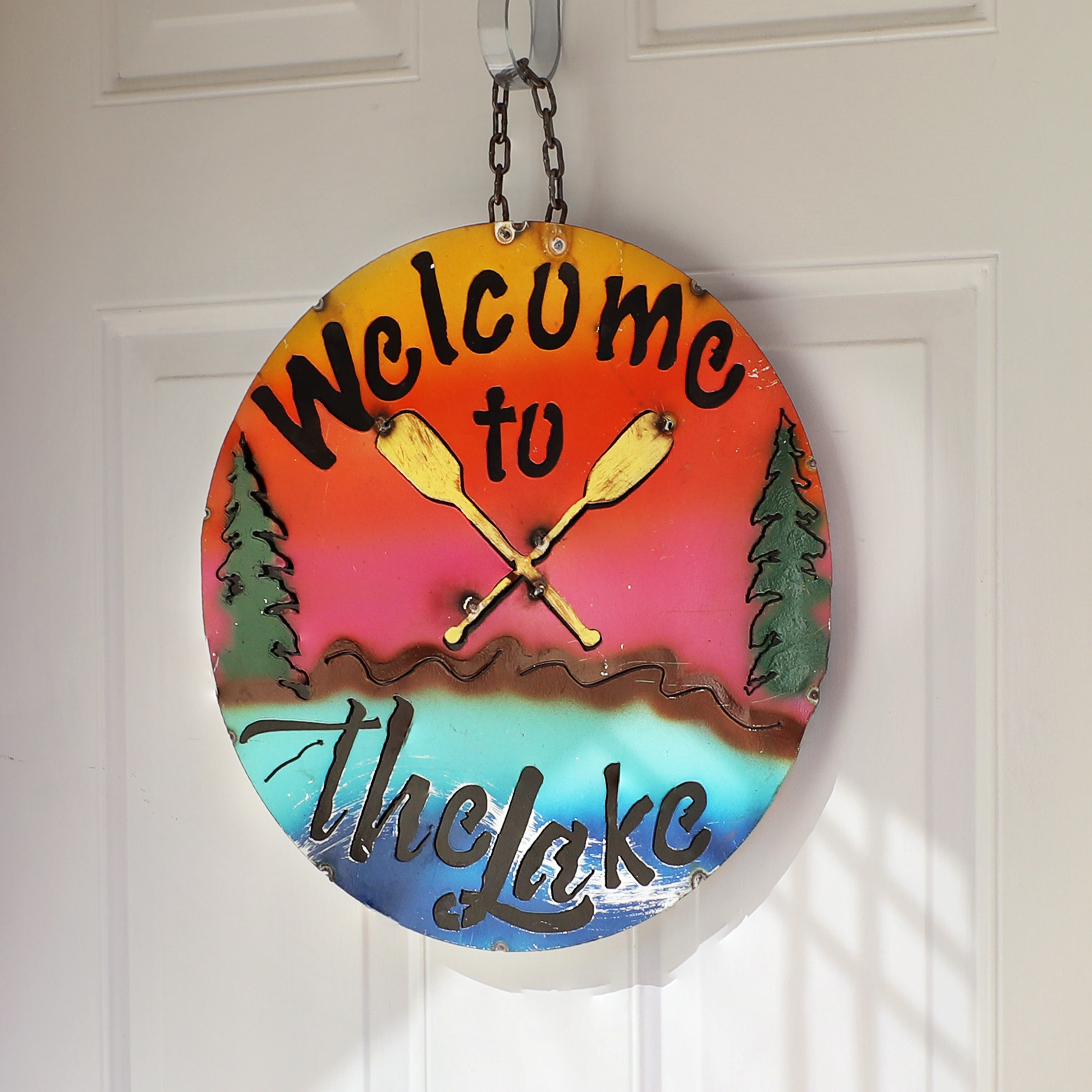 Sunnydaze Decor 15-in x 15-in Metal Residential Sign at