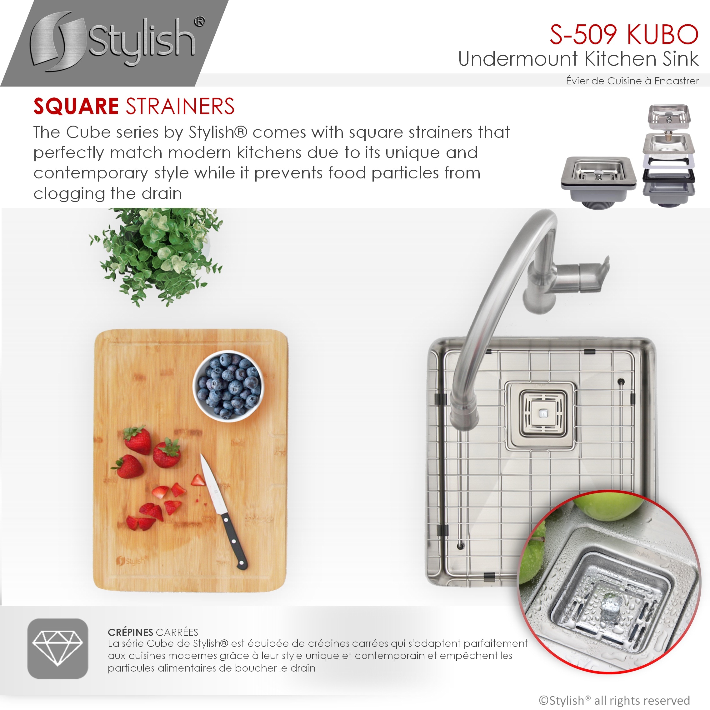 Stylish S-509XG1 Kitchen-Sinks - View #7
