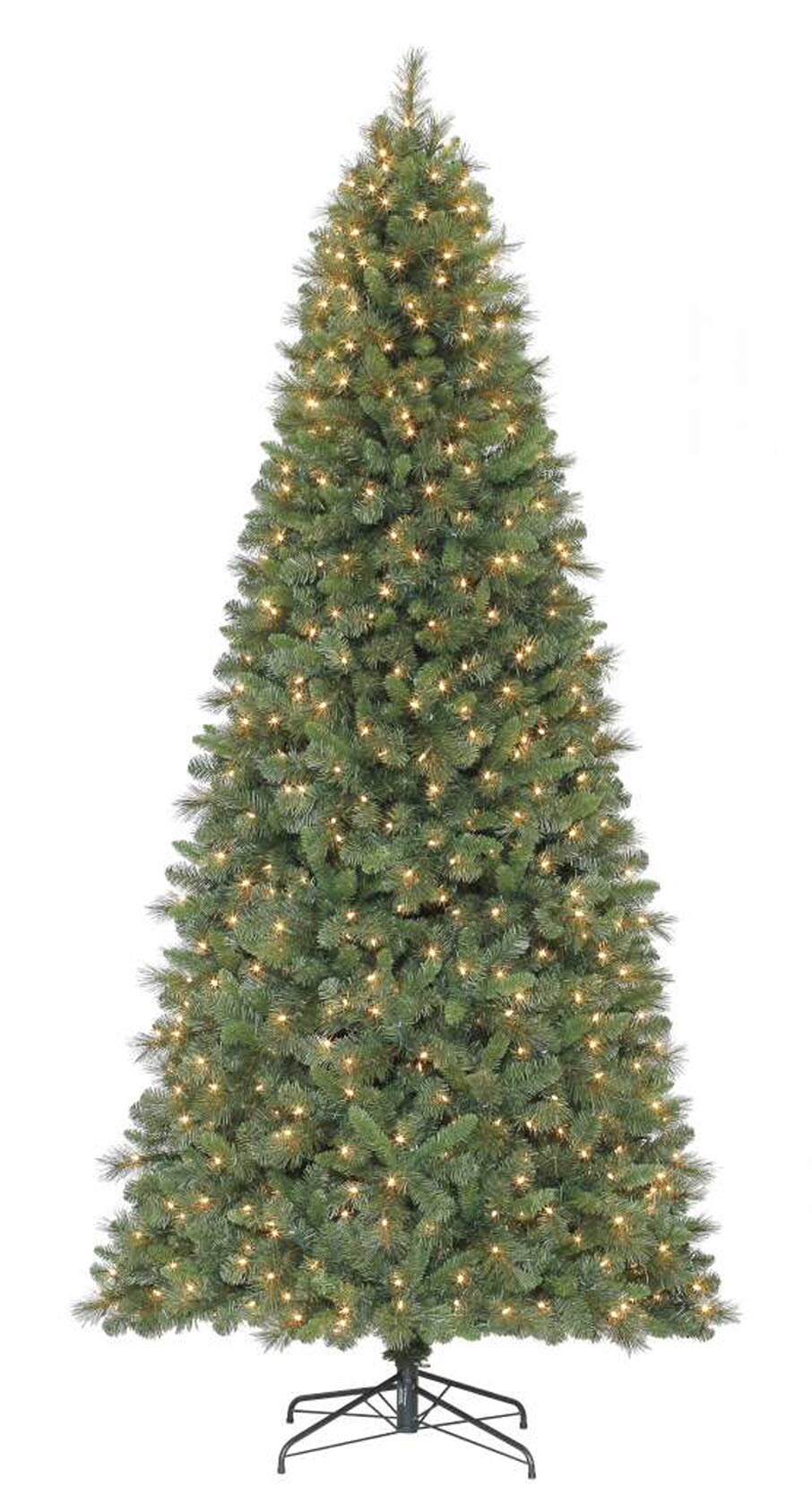 Holiday Living 9-ft Robinson Fir Pre-lit Artificial Christmas Tree with ...