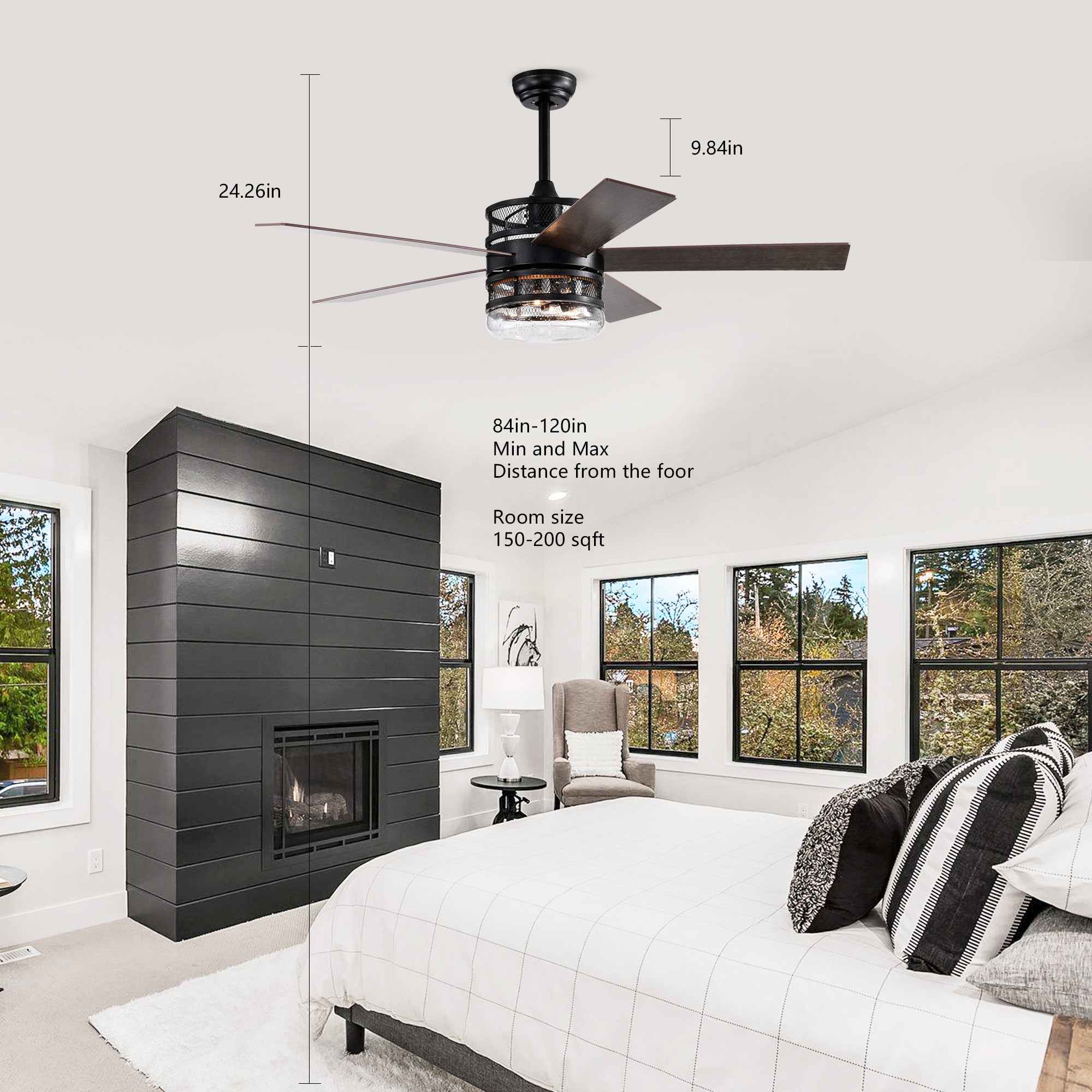 JIMSMAISON JMHECF13-52MB Ceiling-Fans - View #8