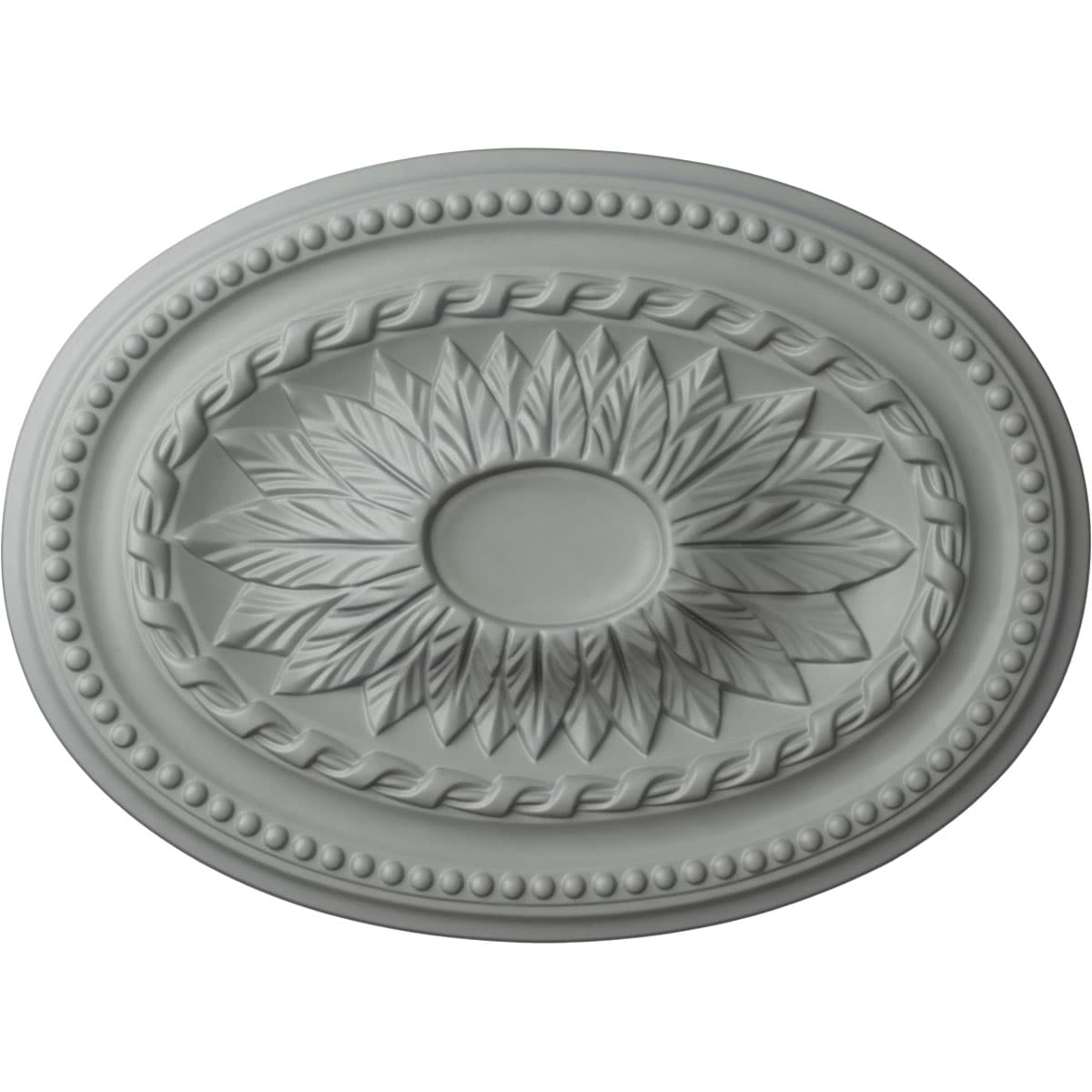 Ekena Millwork CM18SA Saverne 13.5-in W x 18.5-in L Architectural Polyurethane Whole Ceiling Medallion