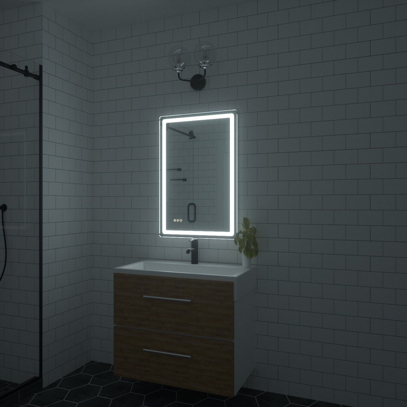 Bayfeve BFKF-2436U4-MIR Framed-Bath-Mirrors - View #19