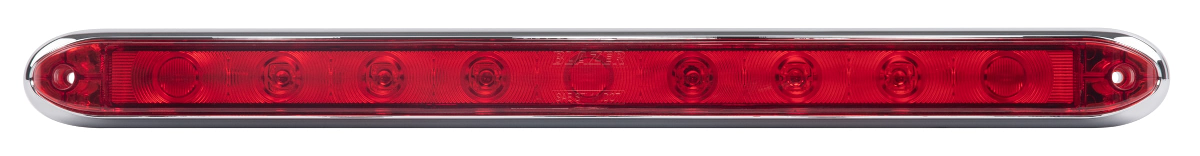 Hopkins C3491RC LED Low-Profile S/T/T Light Bar with Chrome Bezel
