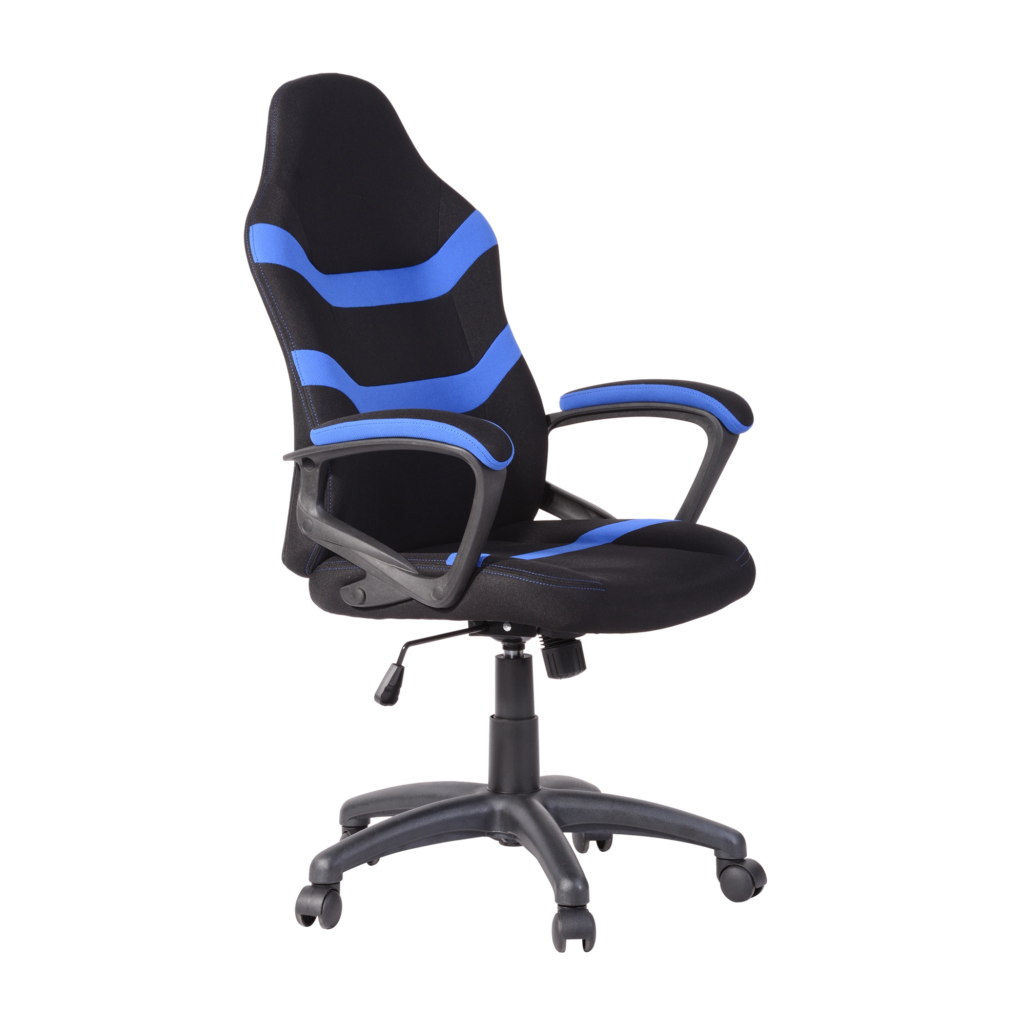 CASAINC ZD-ZY-8245BL-LA Office gaming chair Blackblue Contemporary Ergonomic Adjustable Height Swivel Upholstered Gaming Chair