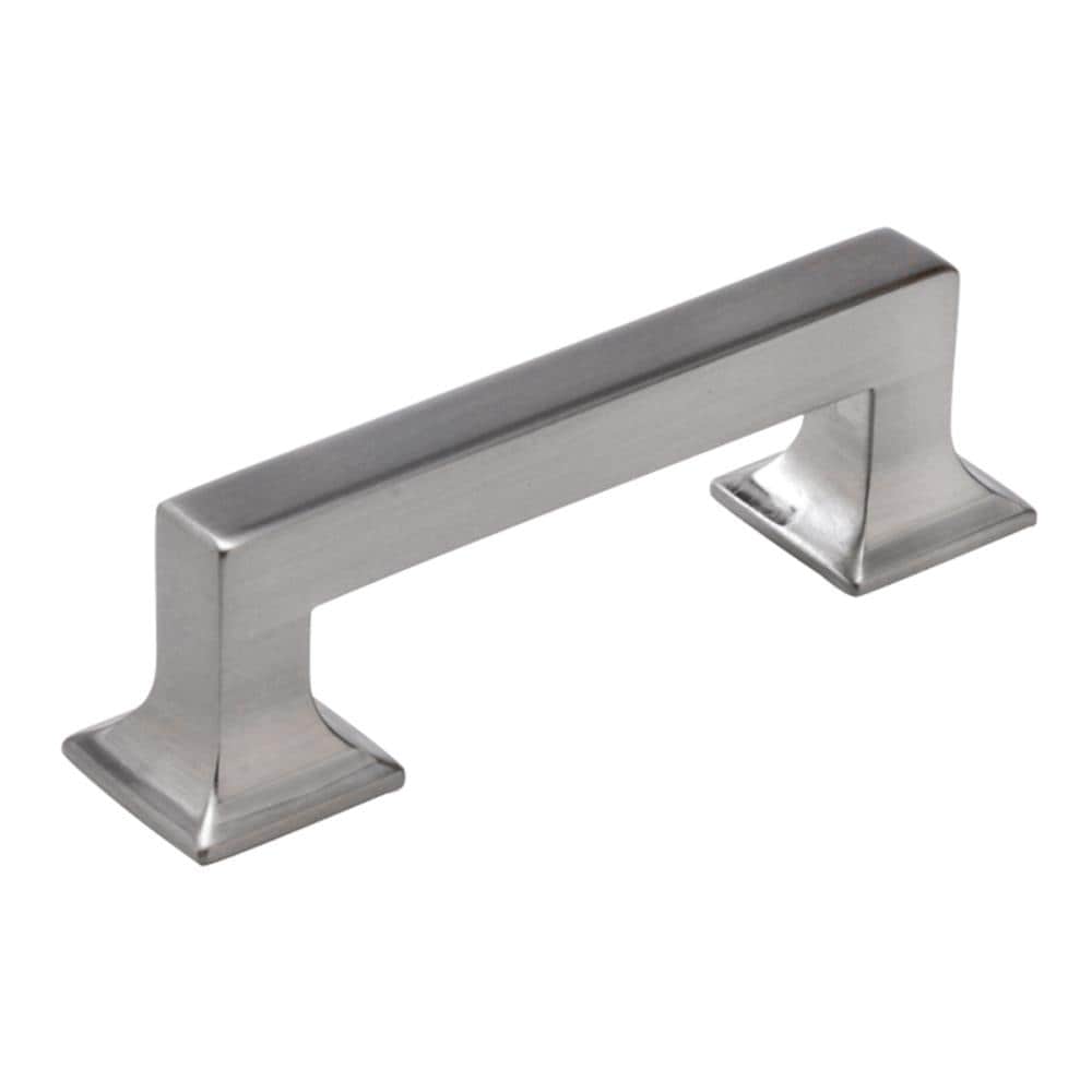 Hickory Hardware Studio 3-in Center to Center Polished Nickel Rectangular Handle Drawer Pulls