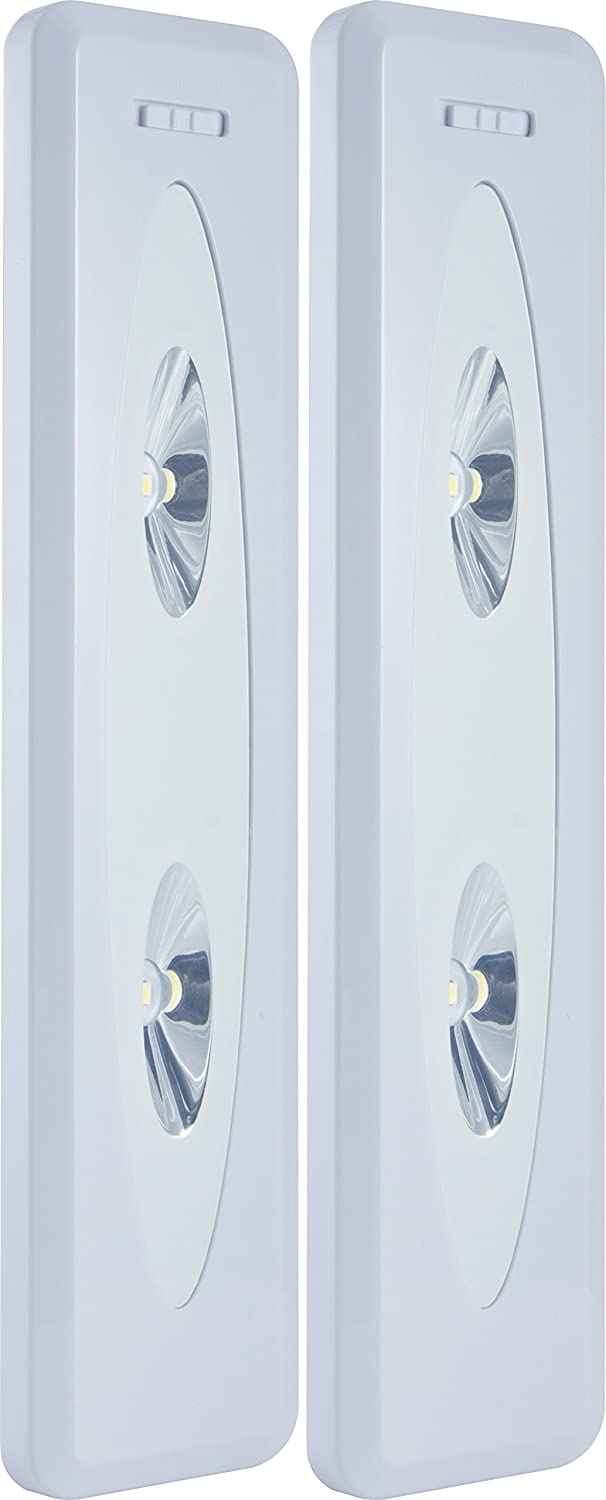 Brilliant Evolution 2-Pack 8.5-in Battery LED Under Cabinet Light