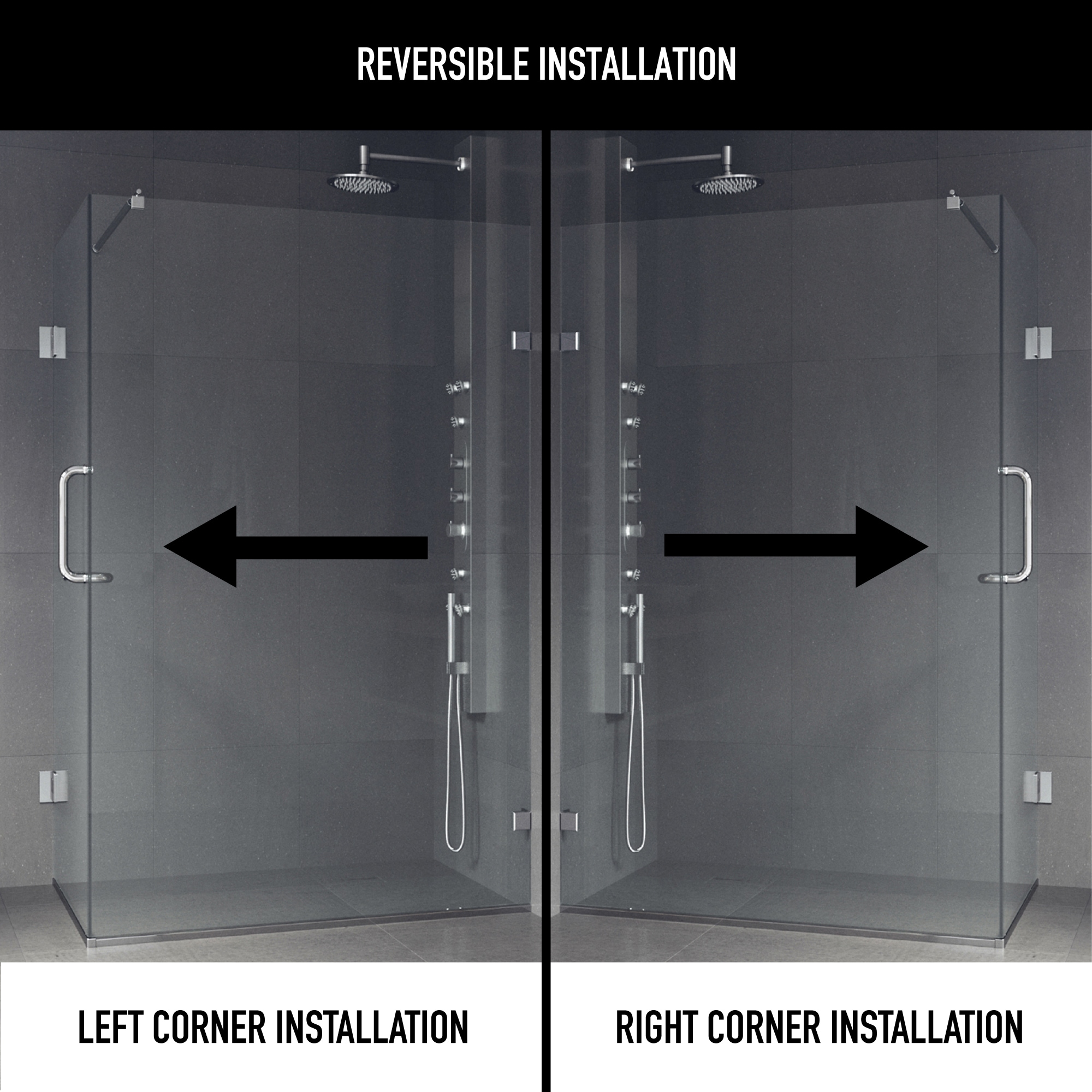 VIGO VG6012CHCL36 Shower-Doors - View #3