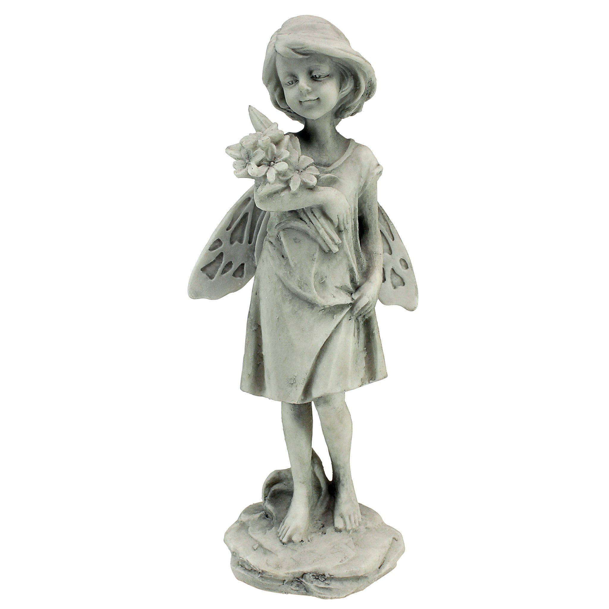 Design Toscano SH9403611 9.5-Inches H x 4-Inches W Green Fairy Garden Statue