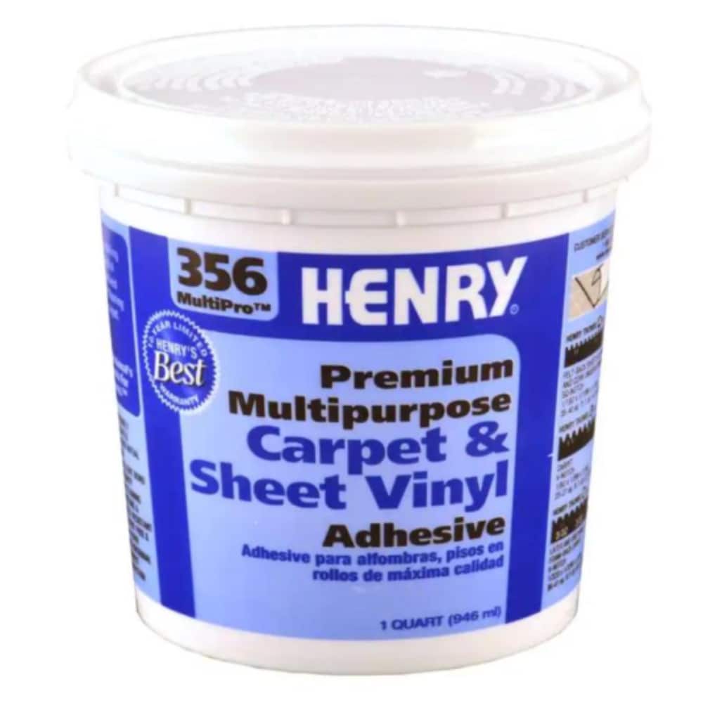 Henry  356 MultiPro Premium Multipurpose High Strength Paste Carpet Sheet Vinyl Adhesive 1 qt.