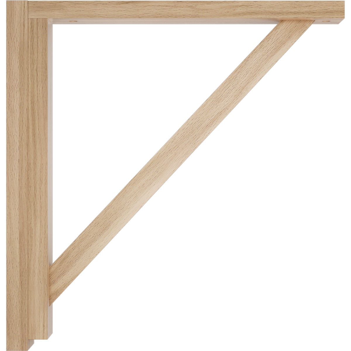 Ekena Millwork BKT02X14X14TRRO Exterior-Brackets-Braces - View #3