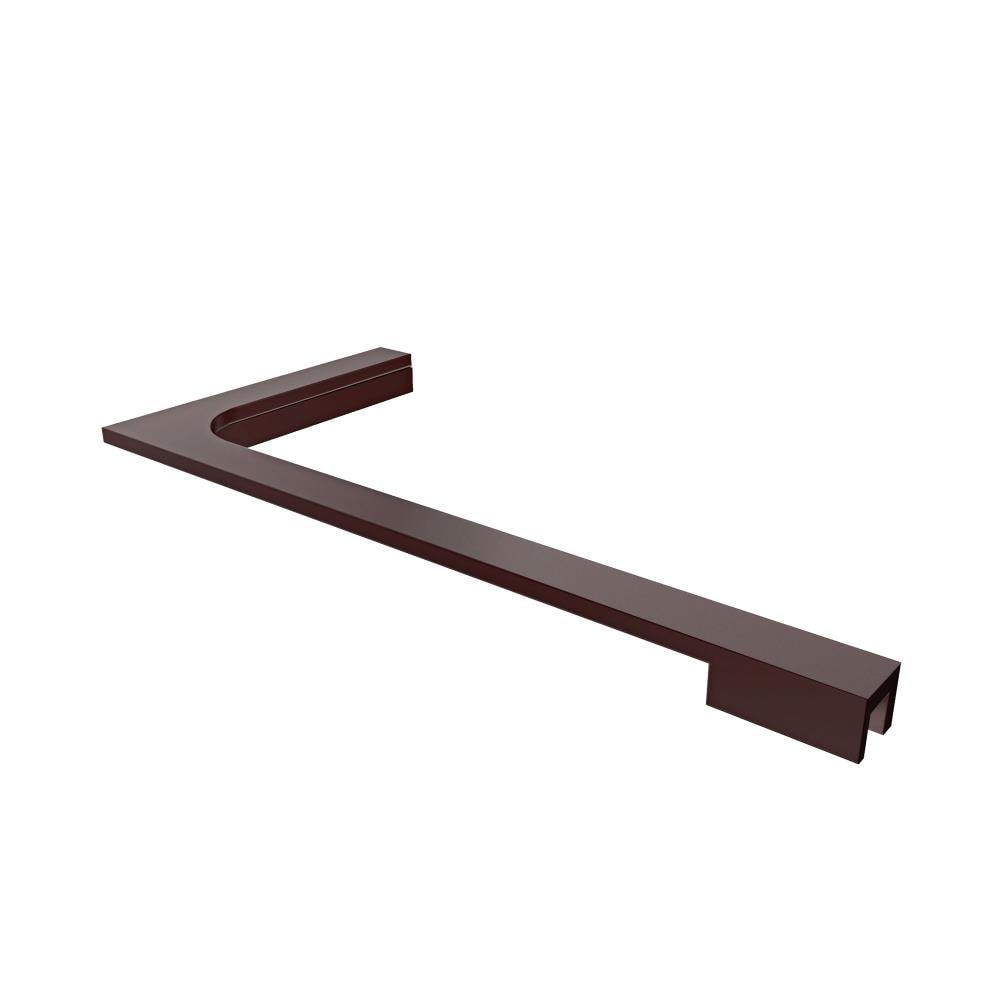 DreamLine SHDRAC20024L06 L-Bar Support Bracket 18-in (Left Wall Installation) for 10mm (3/8-in) Glass in Oil Rubbed Bronze