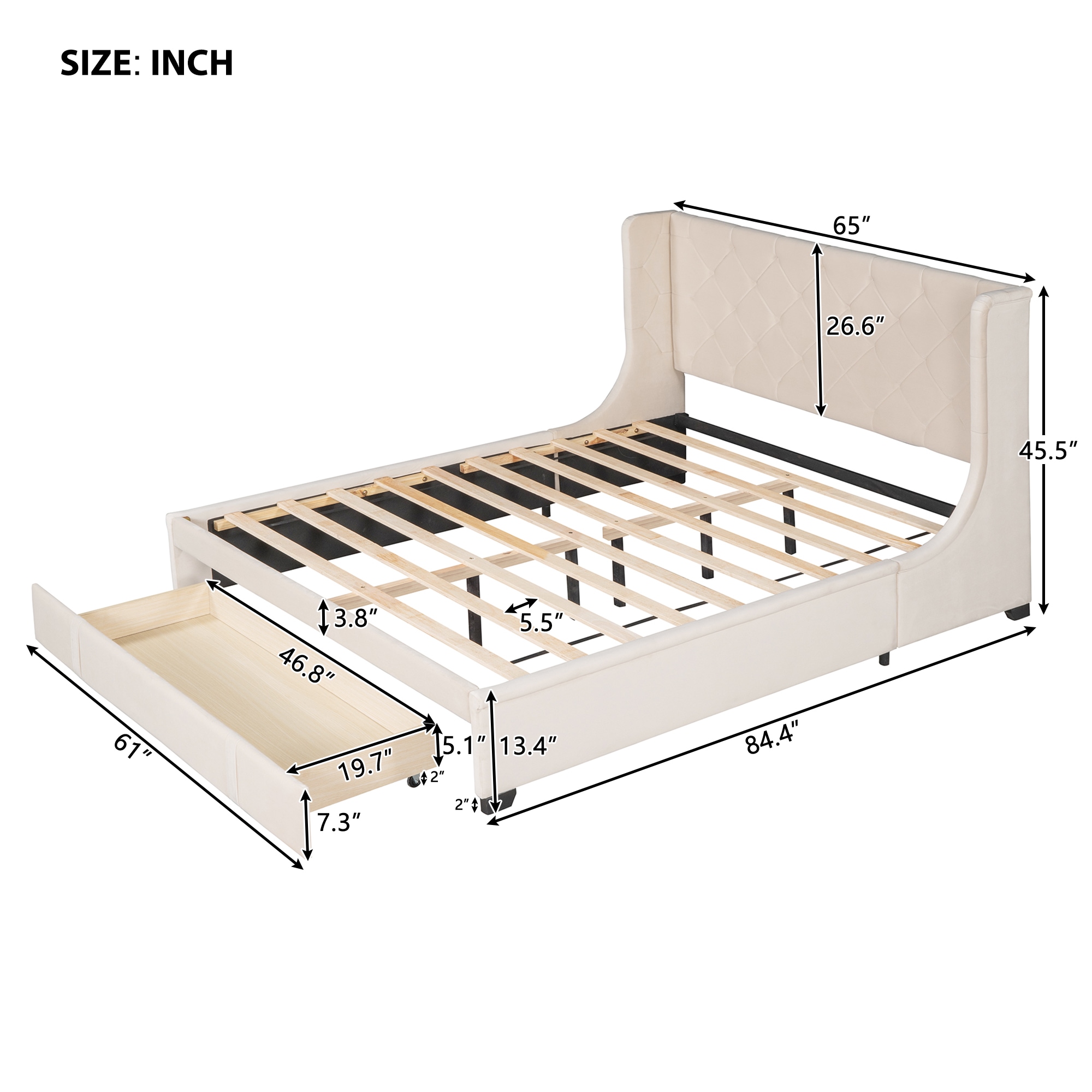 JIMSMAISON JMLFFB01BEG beds - View #5