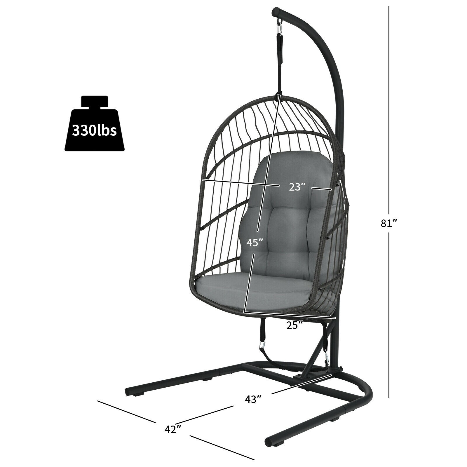 Forclover HYFE-10111GR Patio-Chairs - View #5