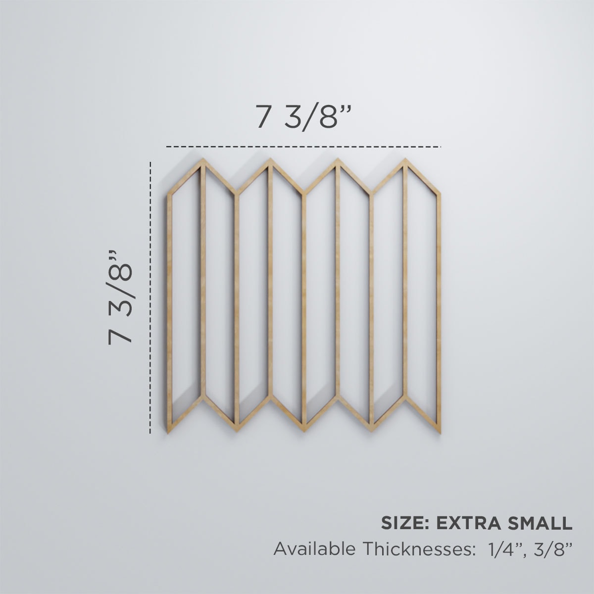 Ekena Millwork WALW08X08X0375CRECH Wall-Panels - View #3