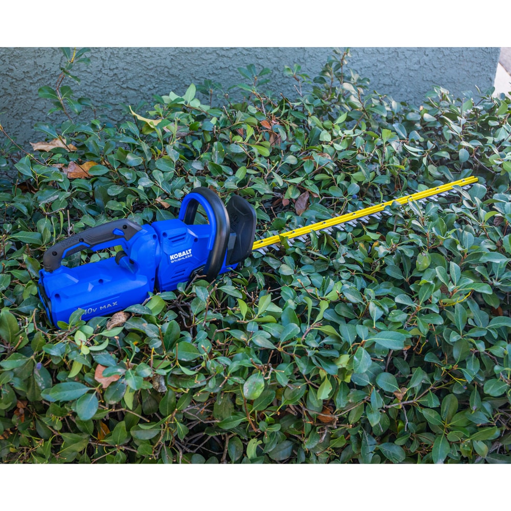  Kobalt 40-Volt Max 24-in Dual Cordless Hedge Trimmer (Tool  Only - Battery/Charger Not Included) : Patio, Lawn & Garden